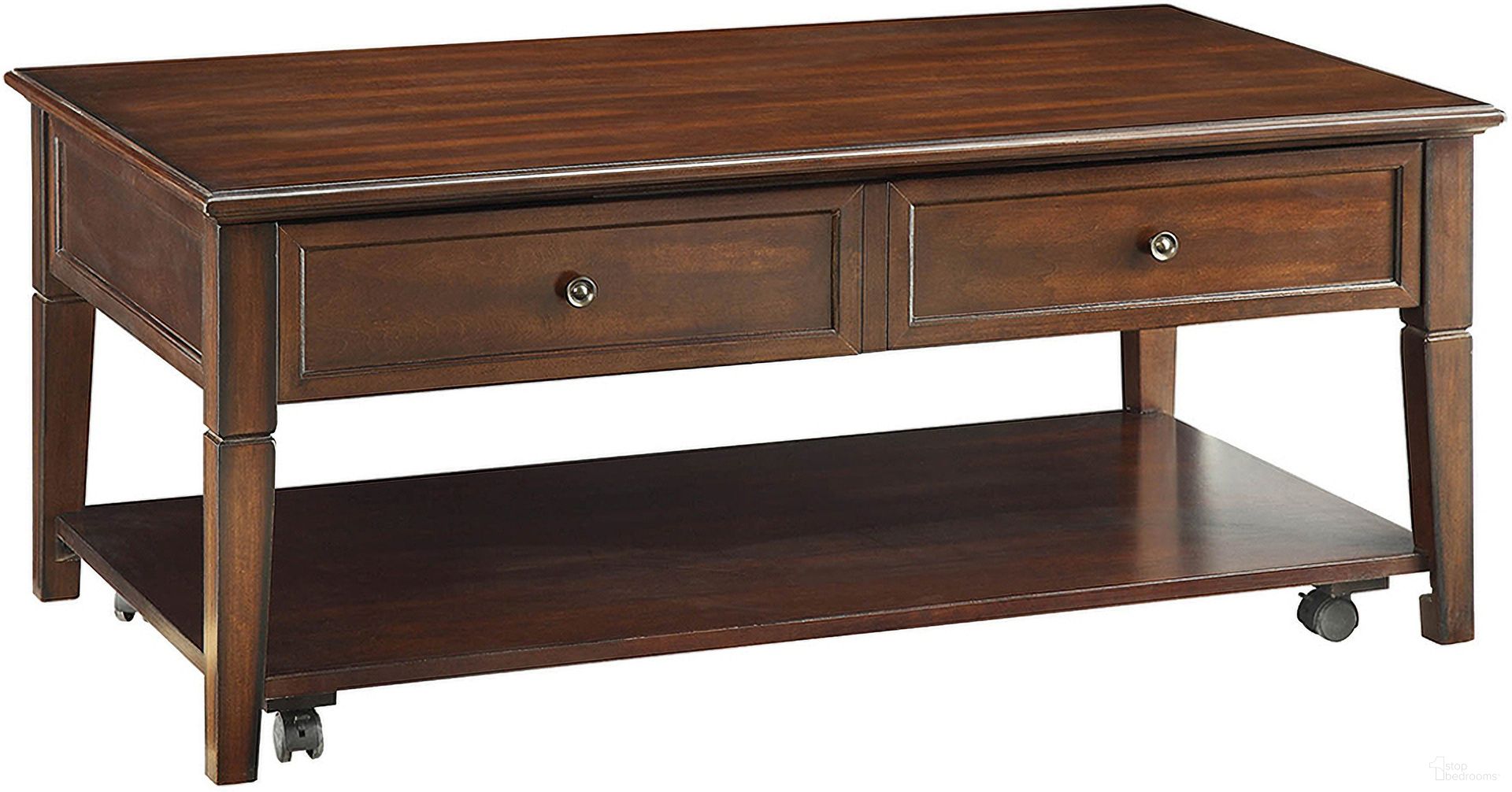 The appearance of Malachi Coffee Table w/ Lift Top designed by ACME in the transitional interior design. This brown piece of furniture was selected by 1StopBedrooms from Malachi Collection to add a touch of cosiness and style into your home. Sku: 80254. Material: Wood.