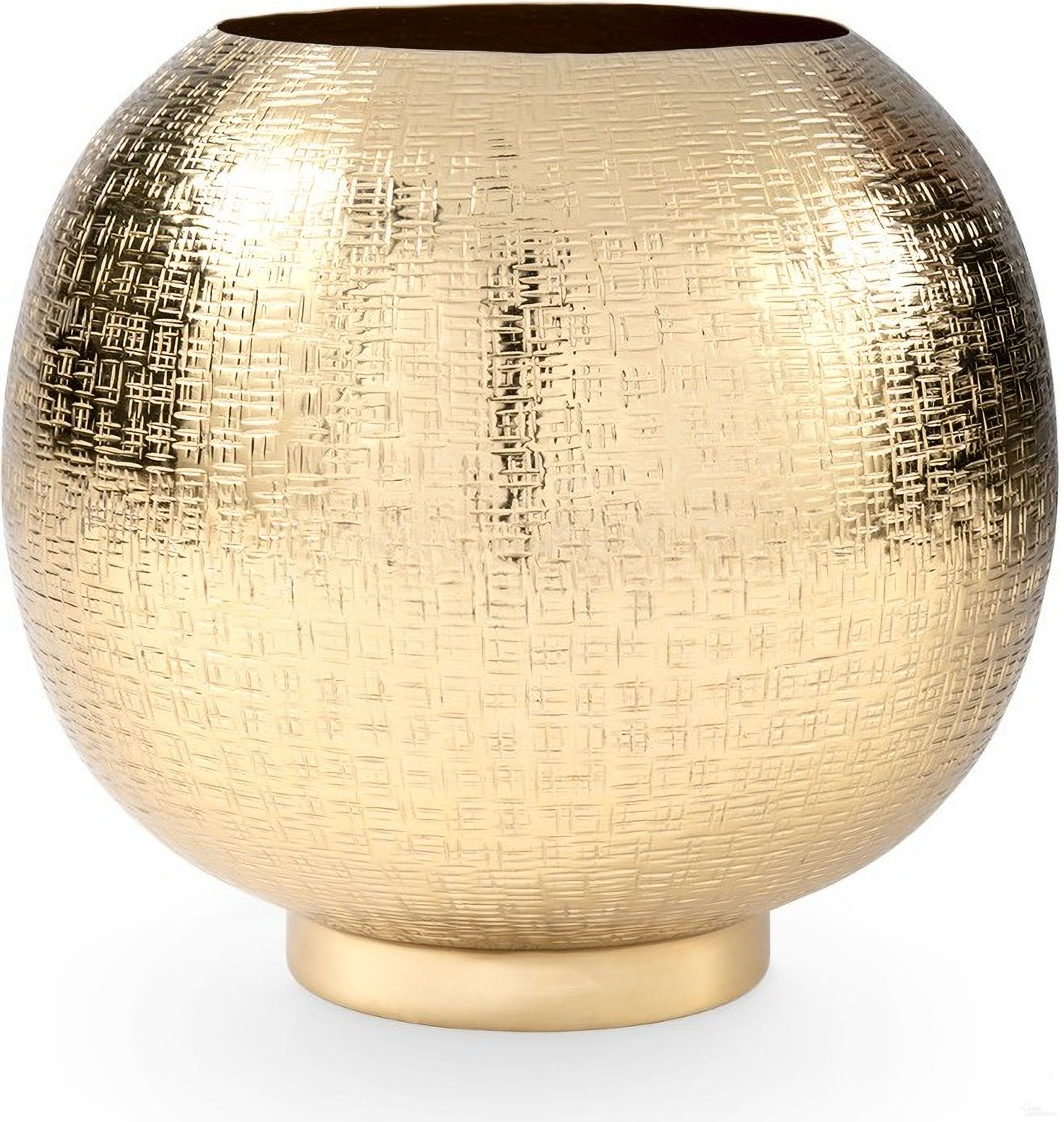Mali Large Cache Pot In Brass