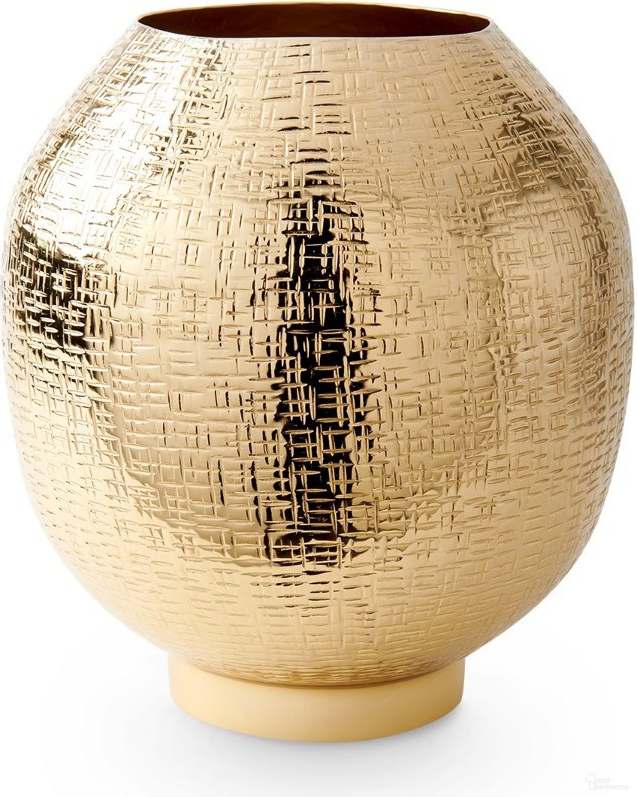 Mali Medium Cache Pot In Brass
