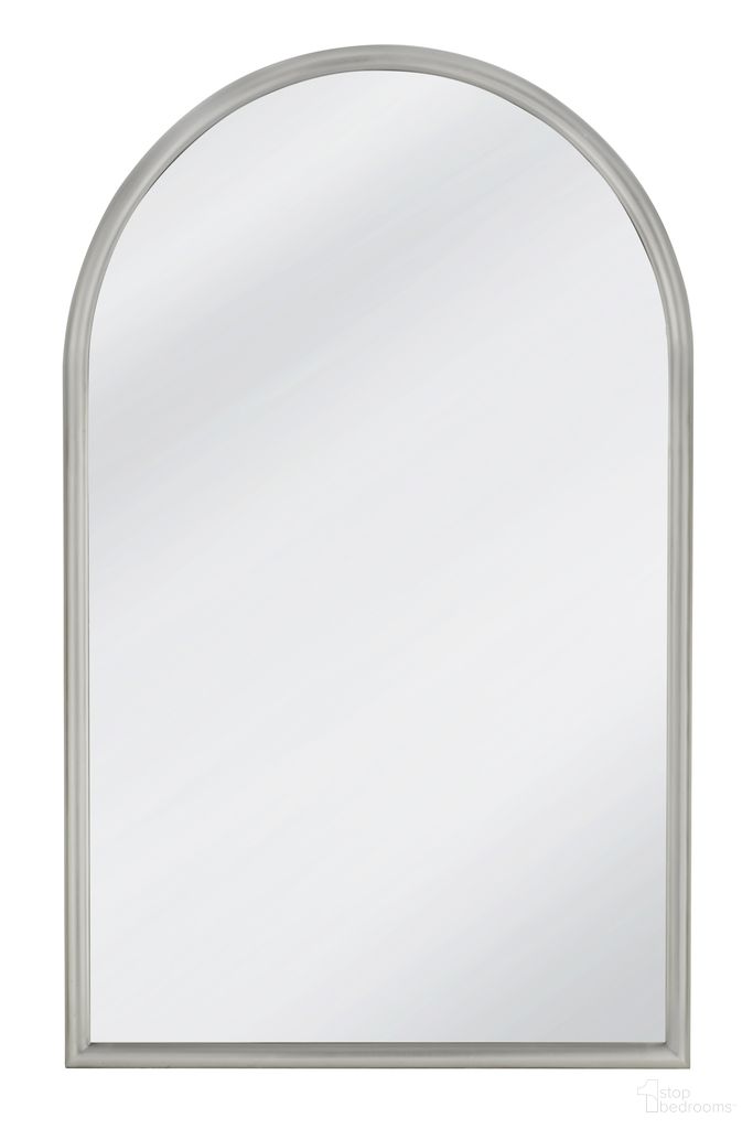 Malia Floor Mirror In Silver Leaf