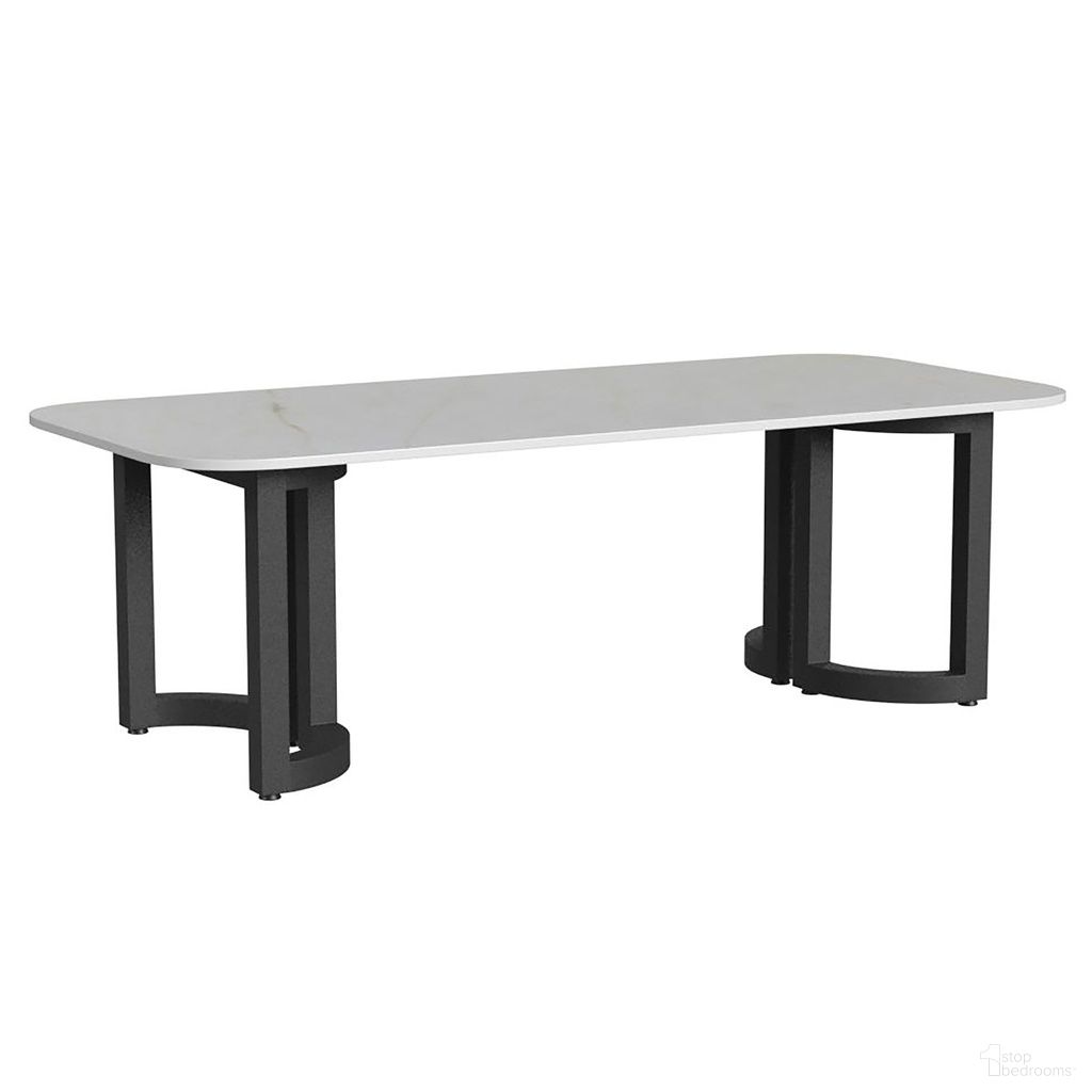 The appearance of Malibu 96" Dining Table in Matte Coal designed by Sunset West in the transitional interior design. This matte coal piece of furniture was selected by 1StopBedrooms from Malibu Collection to add a touch of cosiness and style into your home. Sku: SW7101-T96. Material: Aluminum.