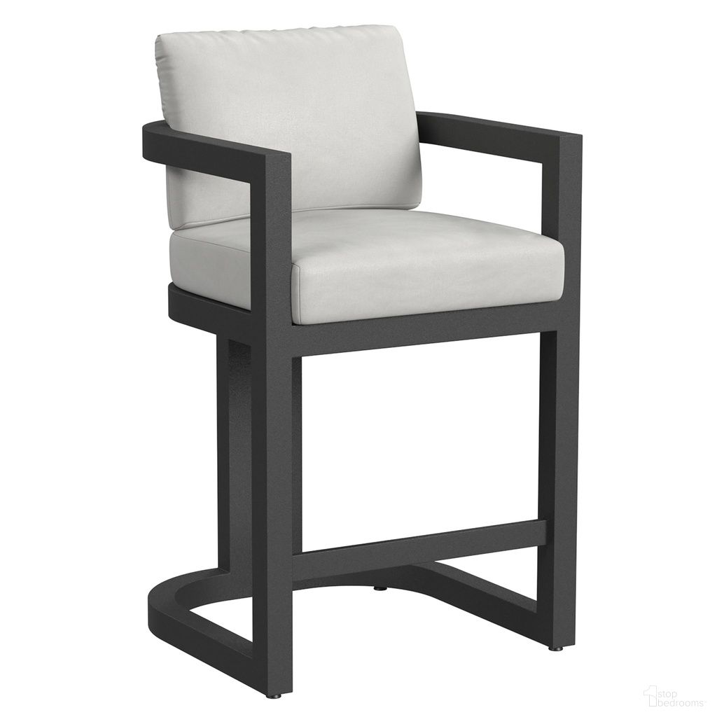 The appearance of Malibu Barstool in Cast Silver designed by Sunset West in the transitional interior design. This cast silver piece of furniture was selected by 1StopBedrooms from Malibu Collection to add a touch of cosiness and style into your home. Sku: SW7101-7B-SLVR-STKIT. Material: Aluminum.