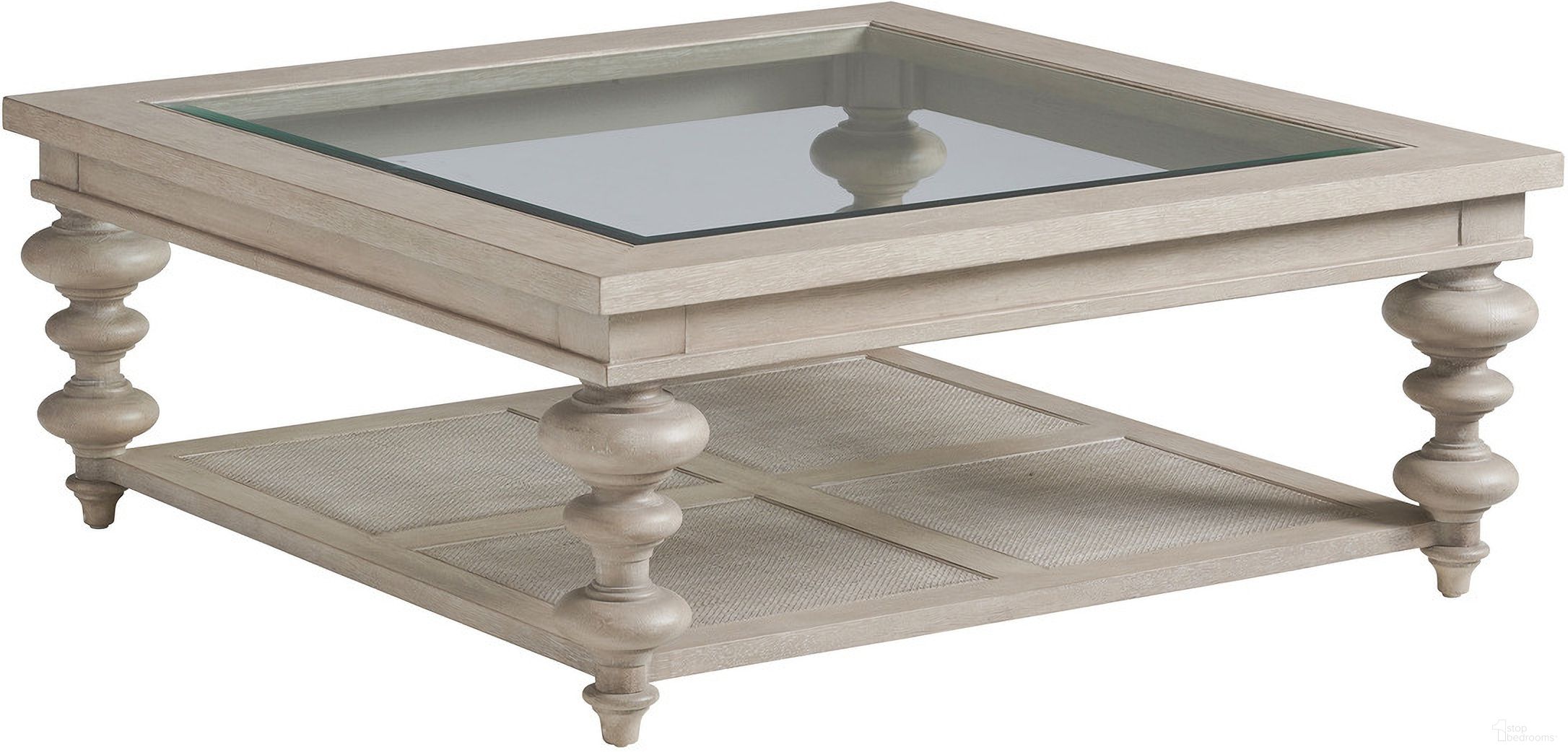 The appearance of Malibu Castlerock Cocktail Table In Dune designed by Barclay Butera in the transitional interior design. This dune piece of furniture was selected by 1StopBedrooms from Malibu Collection to add a touch of cosiness and style into your home. Sku: 926-945. Material: Wood.