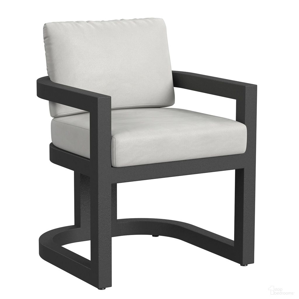 The appearance of Malibu Dining Chair in Cast Silver designed by Sunset West in the transitional interior design. This cast silver piece of furniture was selected by 1StopBedrooms from Malibu Collection to add a touch of cosiness and style into your home. Sku: SW7101-1-SLVR-STKIT. Material: Aluminum.