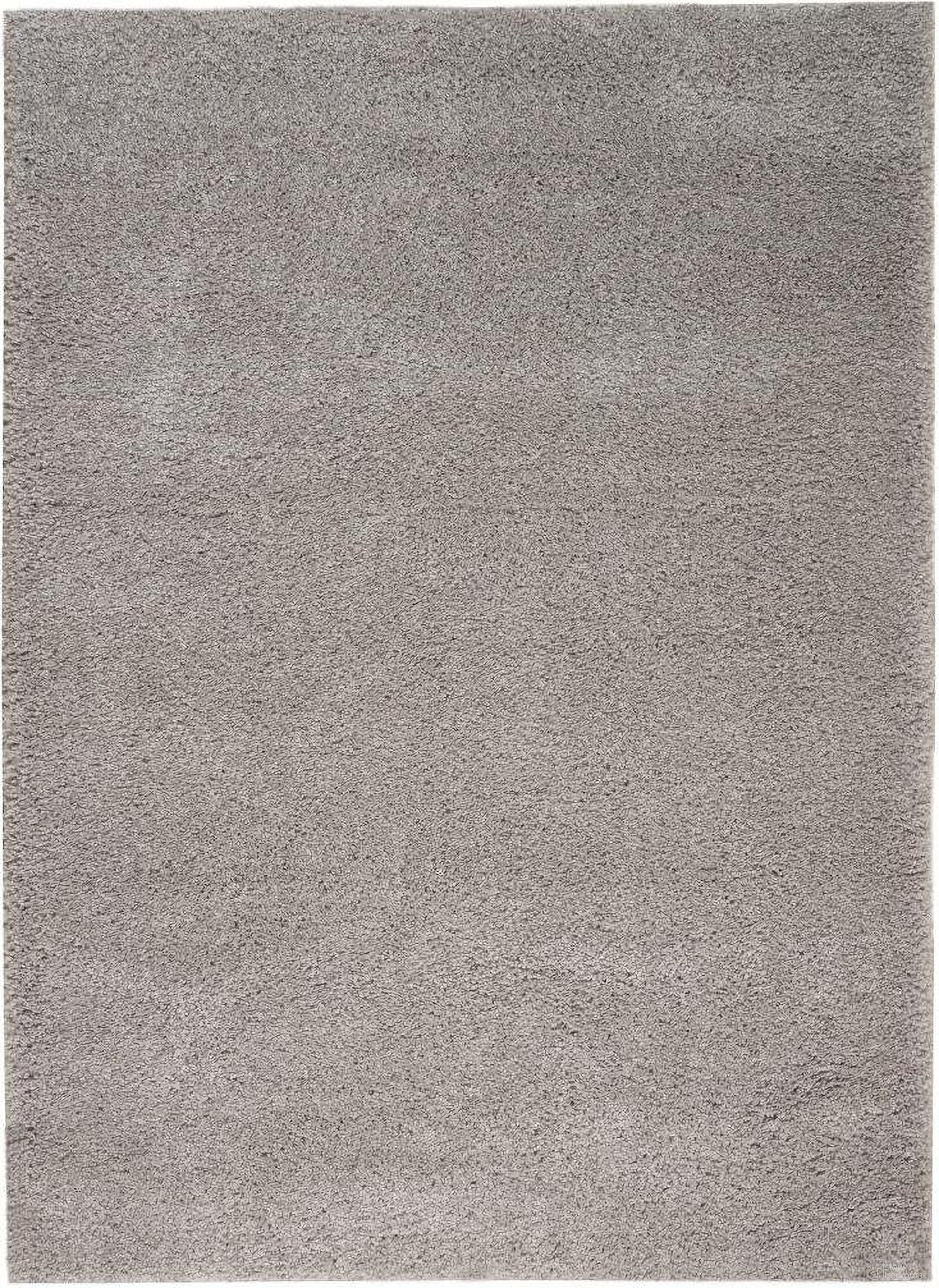Malibu Shag Silver Grey 5'3" x 7'3" Area Rug