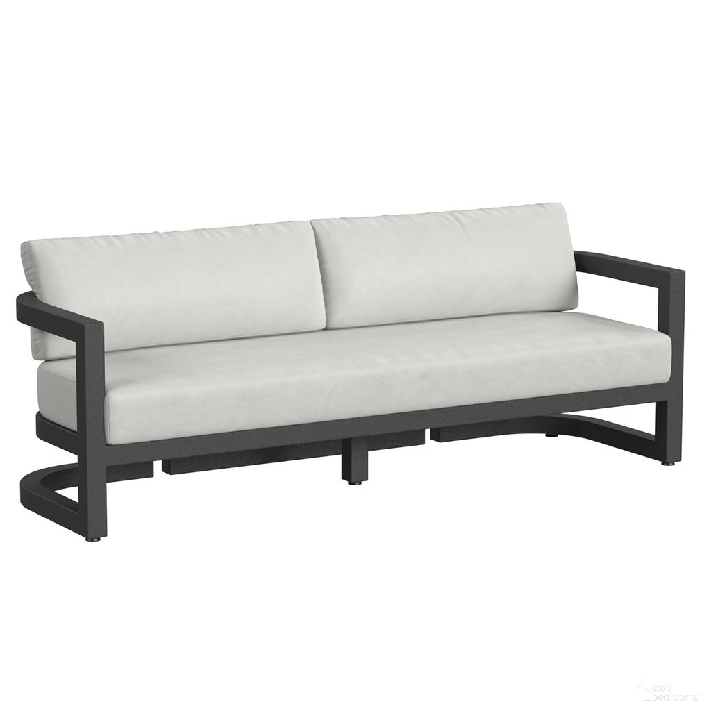 The appearance of Malibu Sofa in Cast Silver designed by Sunset West in the transitional interior design. This cast silver piece of furniture was selected by 1StopBedrooms from Malibu Collection to add a touch of cosiness and style into your home. Sku: SW7101-23-SLVR-STKIT. Material: Aluminum.