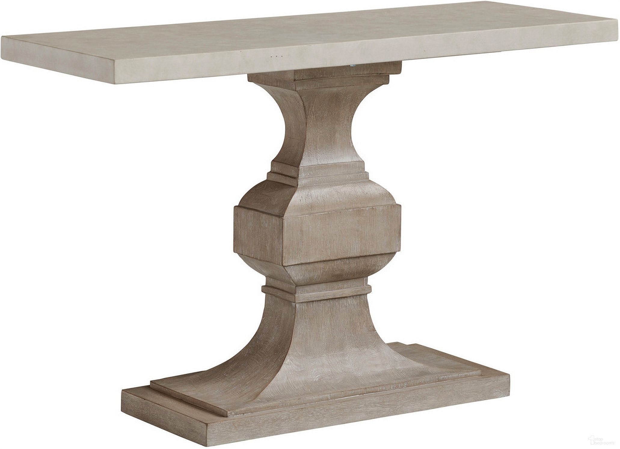 The appearance of Malibu Tivoli Console In Dune designed by Barclay Butera in the modern / contemporary interior design. This dune piece of furniture was selected by 1StopBedrooms from Malibu Collection to add a touch of cosiness and style into your home. Sku: 926-967C. Material: Other.