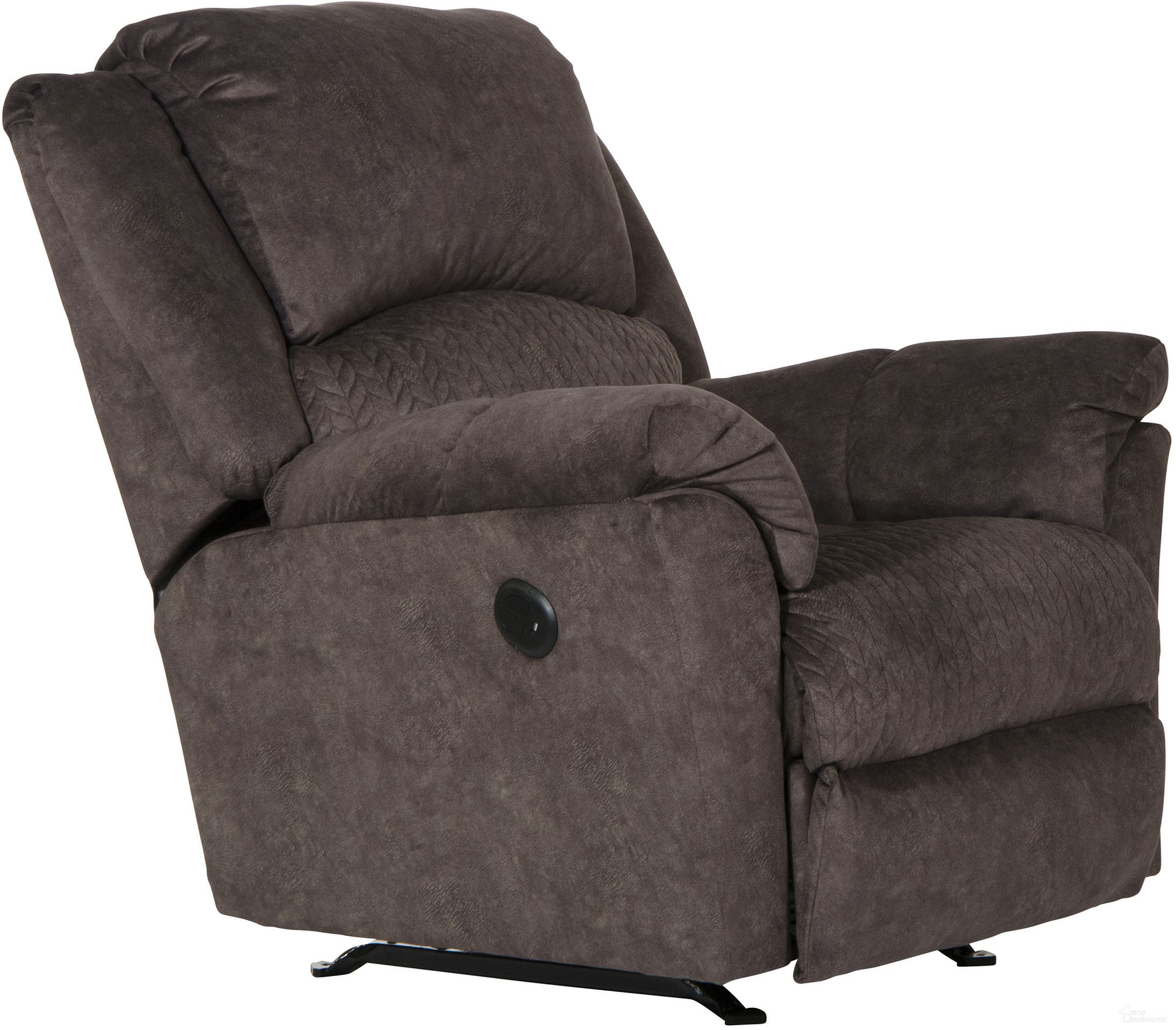 The appearance of Malloy Power Rocker Recliner In Chocolate designed by Catnapper in the traditional interior design. This chocolate piece of furniture  was selected by 1StopBedrooms from Malloy Collection to add a touch of cosiness and style into your home. Sku: 647852179229279229. Material: Fabric.