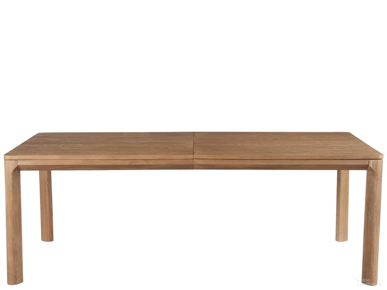 The appearance of Malone Dining Table In Natural Oak designed by Universal in the modern / contemporary interior design. This natural oak piece of furniture  was selected by 1StopBedrooms from Modern Collection to add a touch of cosiness and style into your home. Sku: U352E653. Table Base Style: Legs. Material: Wood. Table Top Shape: Rectangular. Size: 42" x 86".