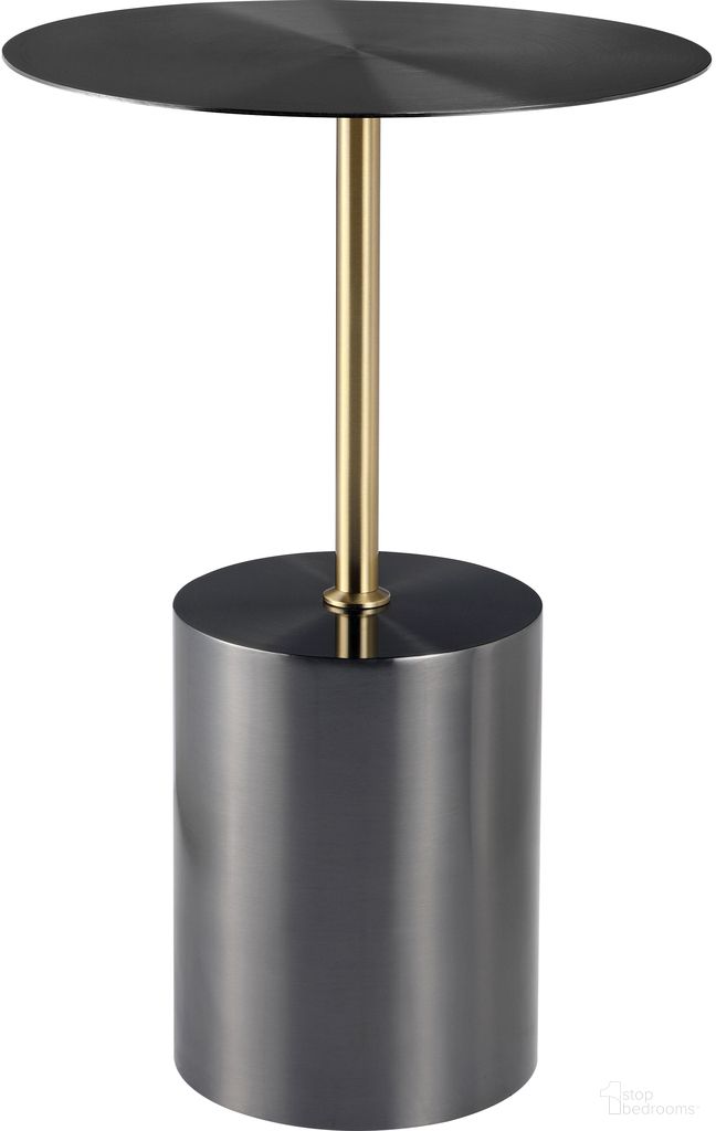 The appearance of Malta End Table In Black designed by LeisureMod in the modern / contemporary interior design. This black piece of furniture  was selected by 1StopBedrooms from Malta Collection to add a touch of cosiness and style into your home. Sku: MST40BL. Material: Stainless Steel.