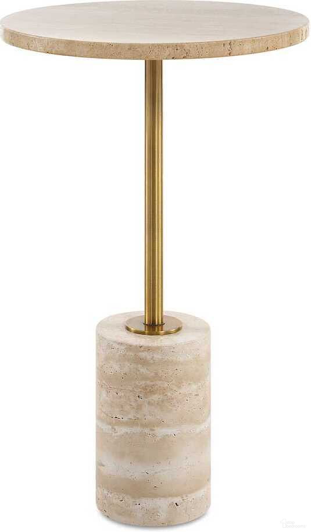 The appearance of Malya Travertine Accent Table In Brown designed by Uttermost in the modern / contemporary interior design. This brown piece of furniture  was selected by 1StopBedrooms from Malya Collection to add a touch of cosiness and style into your home. Sku: 50060. Material: Travertine.