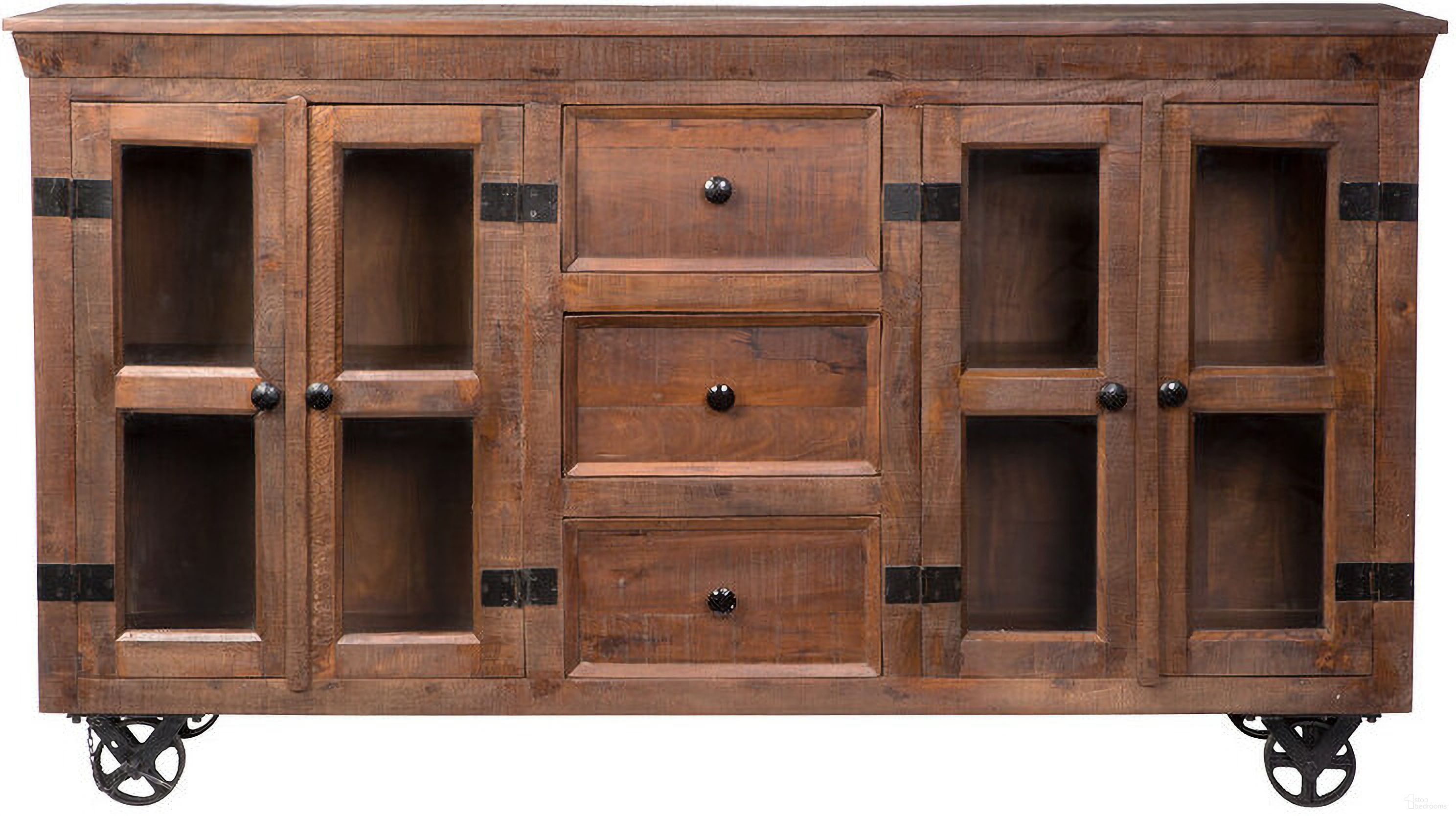 The appearance of Mango Wood Mobile Sideboard In Warm Natural designed by Yosemite Home Decor in the industrial interior design. This warm natural piece of furniture  was selected by 1StopBedrooms from  to add a touch of cosiness and style into your home. Sku: YFUR-VA7040. Material: Wood.