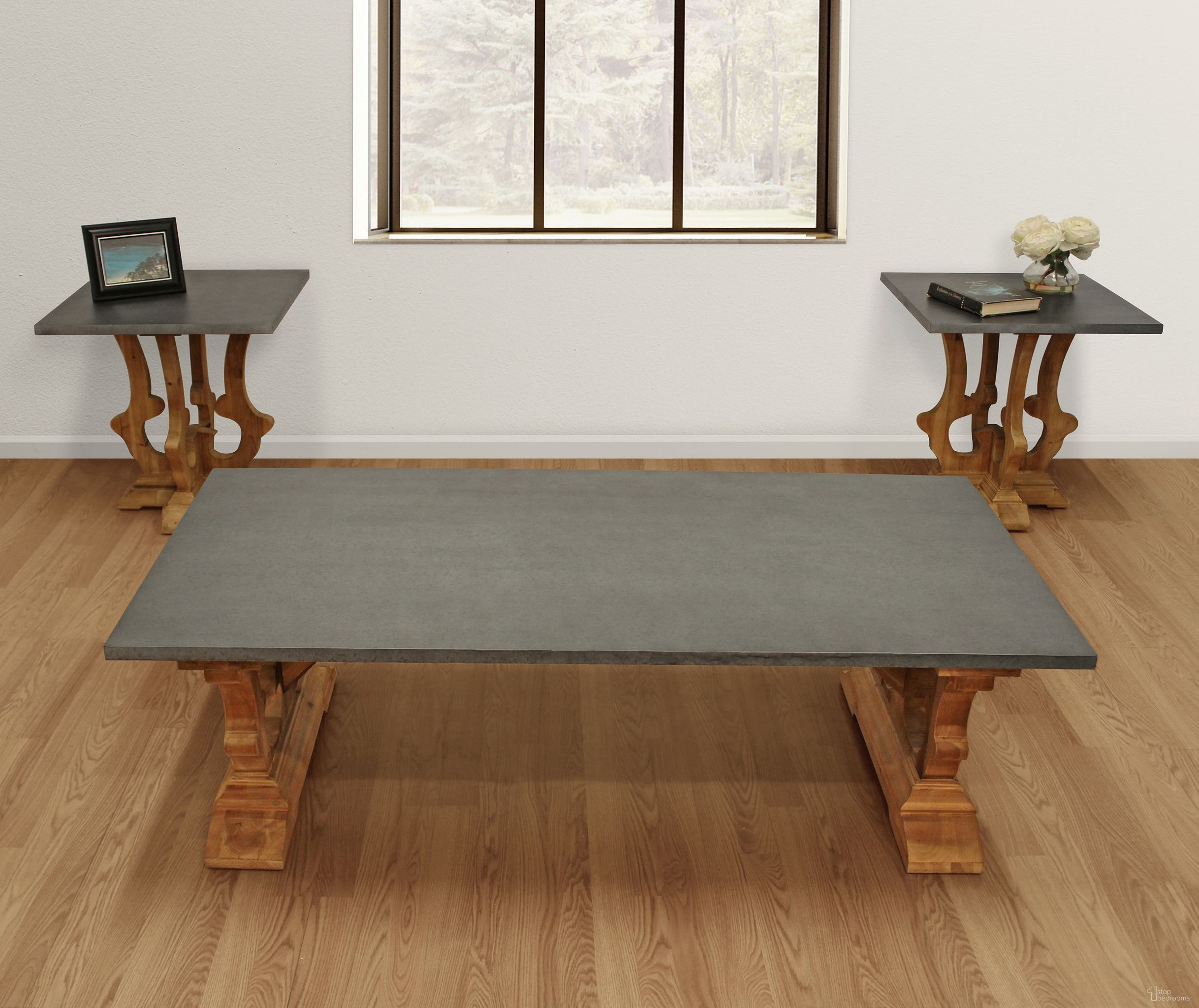 The appearance of Manhattan Beach Occasional Table Set In Natural designed by Moti in the traditional interior design. This natural piece of furniture was selected by 1StopBedrooms from Manhattan Collection to add a touch of cosiness and style into your home. Sku: 62003001;62004001. Material: Solid Pine.