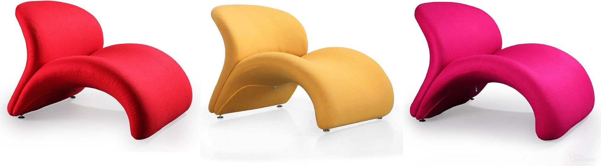The appearance of Manhattan Comfort Rosebud Multi Colored Accent Chair - Set Of 3 designed by Manhattan Comfort in the modern / contemporary interior design. This multicolor piece of furniture  was selected by 1StopBedrooms from Rosebud Collection to add a touch of cosiness and style into your home. Sku: AC013-FS;AC013-RD;AC013-YL. Material: Metal.