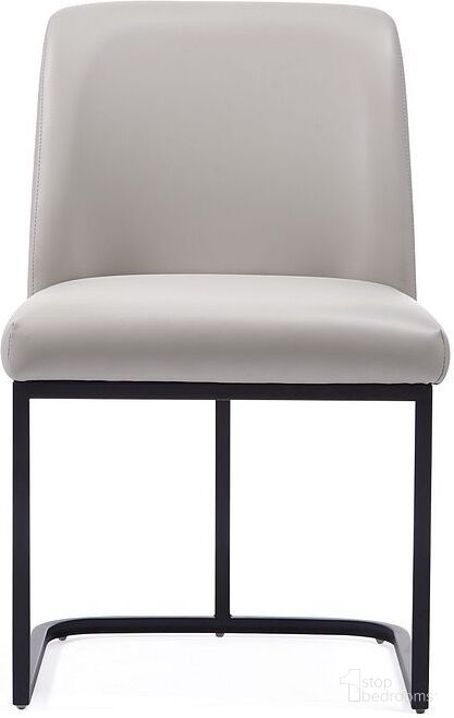 The appearance of Manhattan Comfort Serena Faux Leather Dining Chair In Light Grey Set Of 2 designed by Manhattan Comfort in the modern / contemporary interior design. This light grey piece of furniture was selected by 1StopBedrooms from Serena Collection to add a touch of cosiness and style into your home. Sku: DC056-LG;DC056-LG. Material: Steel. Chair Type: Side Chair.