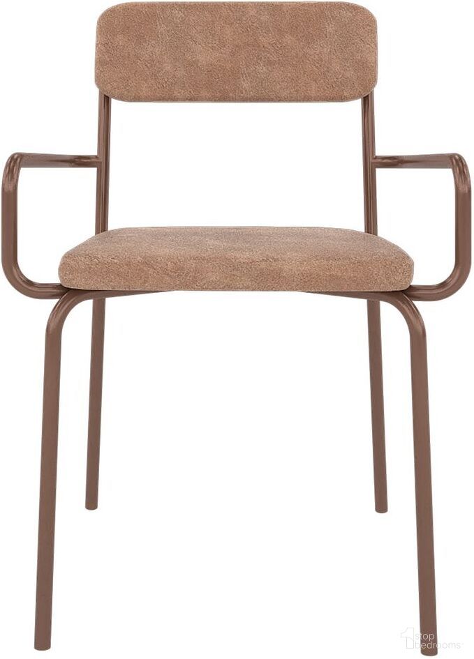 The appearance of Manhattan Comfort Whythe Pu Leather Dining Chair In Corten designed by Manhattan Comfort in the modern / contemporary interior design. This corten piece of furniture was selected by 1StopBedrooms from Whythe Collection to add a touch of cosiness and style into your home. Sku: DC-2PZ-109. Material: Steel. Chair Type: Arm Chair.