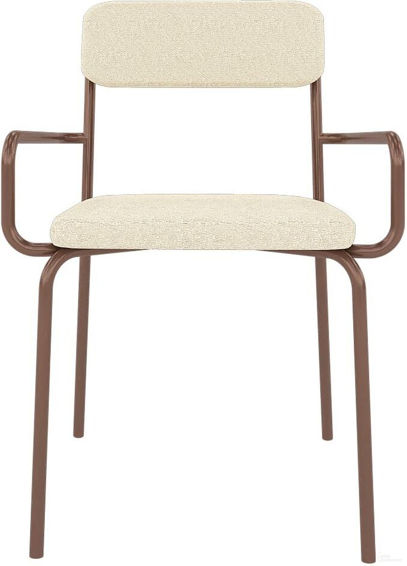 The appearance of Manhattan Comfort Whythe Pu Leather Dining Chair In Natural Linen & Corten designed by Manhattan Comfort in the modern / contemporary interior design. This natural linen piece of furniture was selected by 1StopBedrooms from Whythe Collection to add a touch of cosiness and style into your home. Sku: DC-2PZ-111. Material: Steel. Chair Type: Arm Chair.