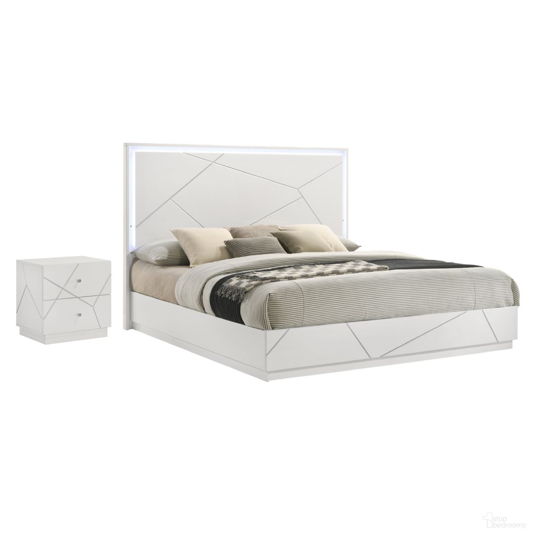 Manhattan Panel Bedroom Set In White