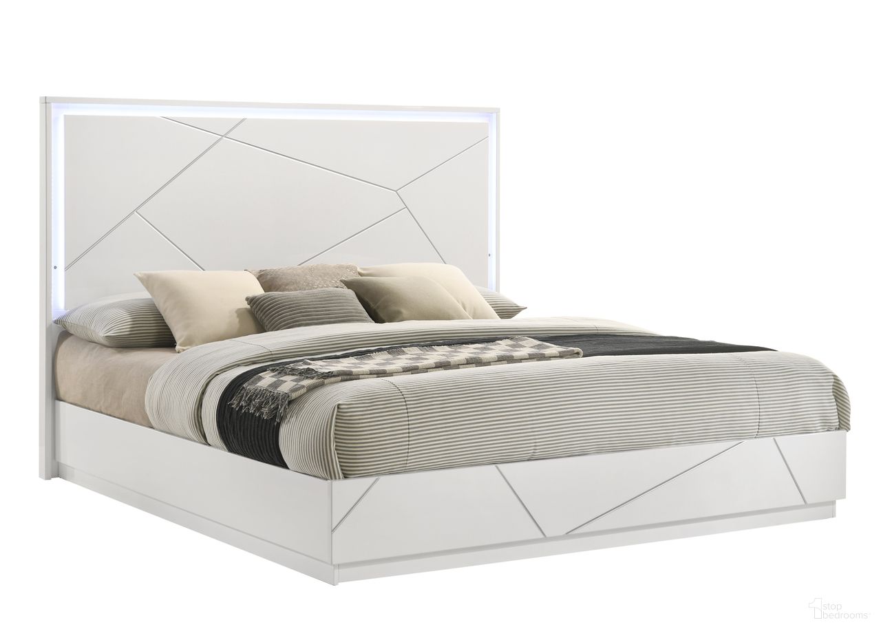 Manhattan Queen Panel Bed In White