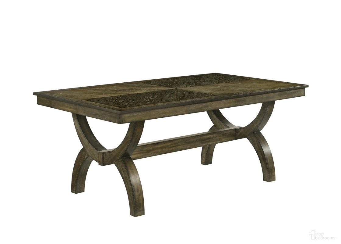 Manie 78 Inch Extendable Dining Table in Antique Brown