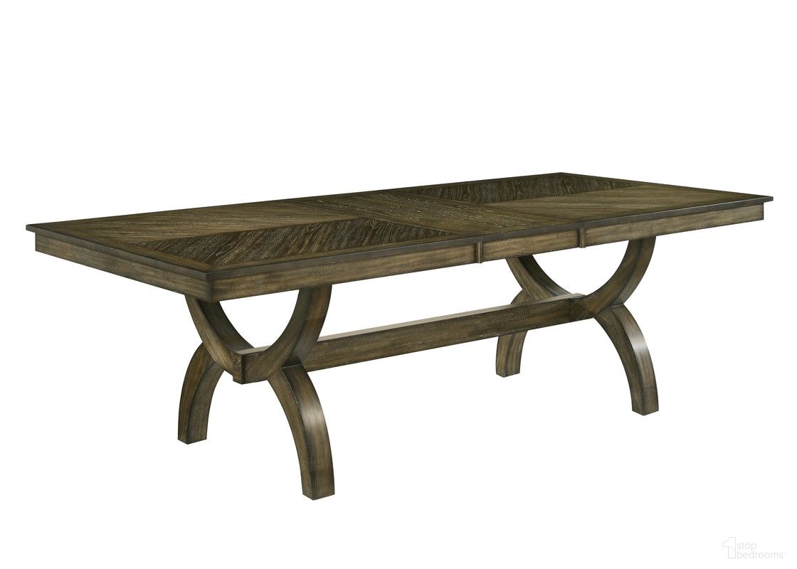 The appearance of Manie Extendable Dining Table in Antique Brown designed by Best Quality Furniture in the traditional interior design. This antique brown piece of furniture  was selected by 1StopBedrooms from Manie Collection to add a touch of cosiness and style into your home. Sku: D530-DTT;D530-DTB. Table Base Style: Trestle. Table Top Shape: Rectangular. Material: Veneer. Size: 96" x 42".