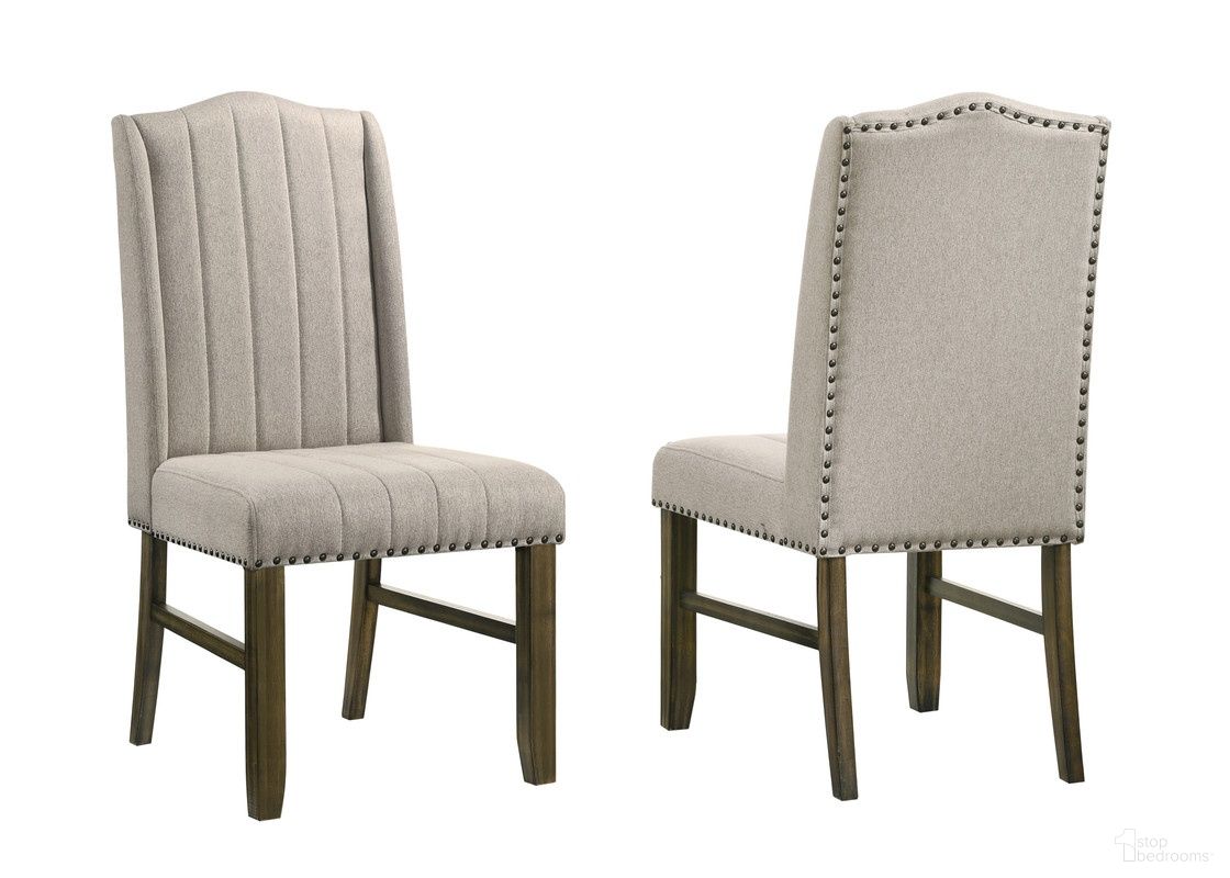 The appearance of Manie Wood Fabric Dining Chair Set of 2 in Beige designed by Best Quality Furniture in the traditional interior design. This beige piece of furniture was selected by 1StopBedrooms from Manie Collection to add a touch of cosiness and style into your home. Sku: SC351. Material: Fabric. Chair Type: Side Chair.