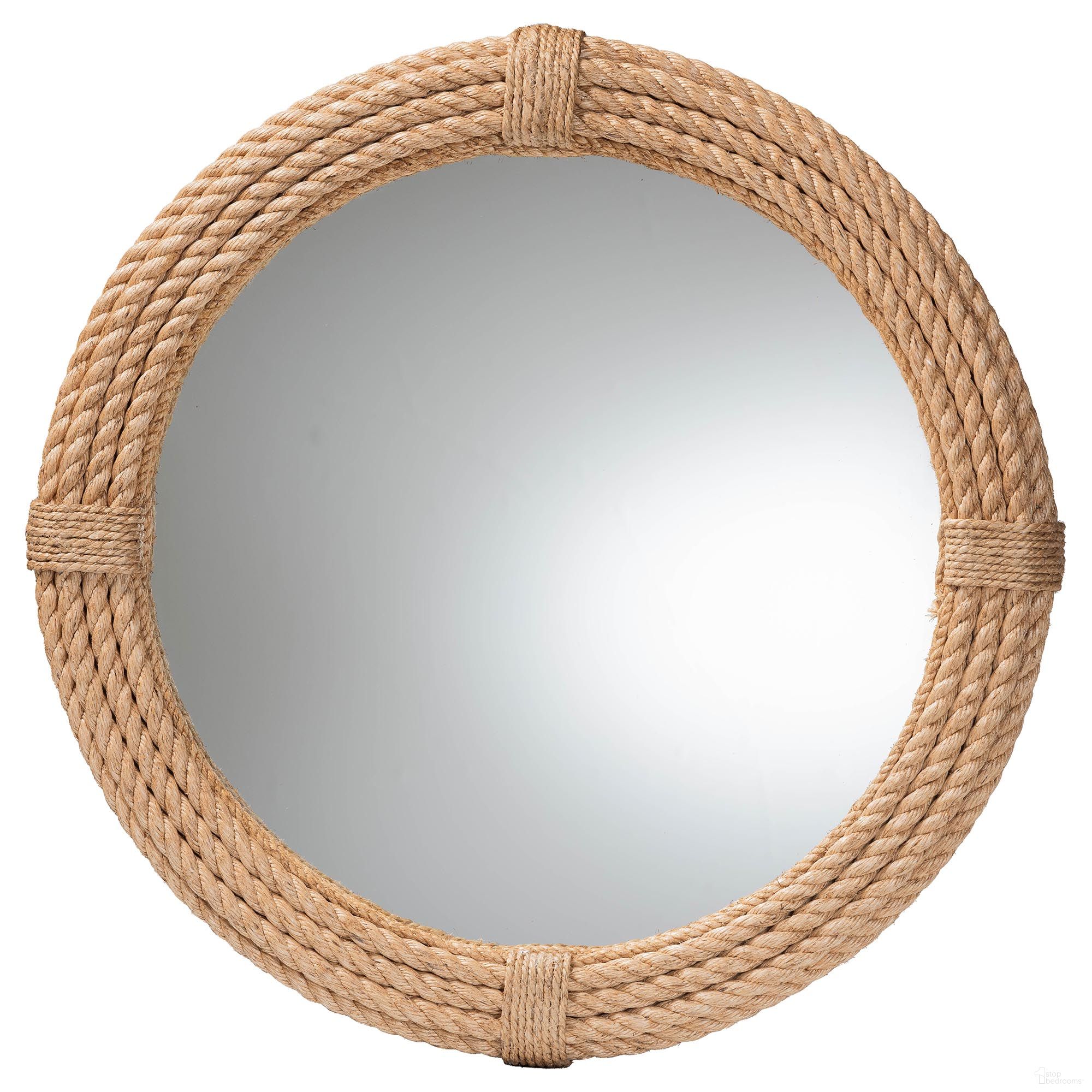Manila Woven Rope Accent Wall Mirror