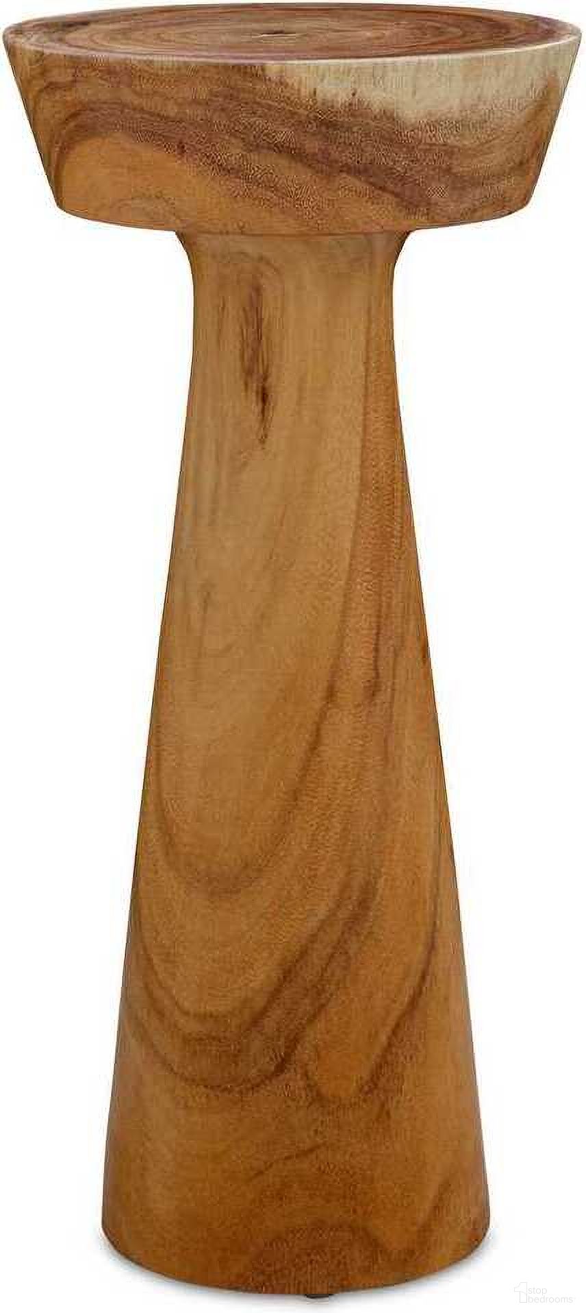 Mano Natural Drink Table In Woodtone