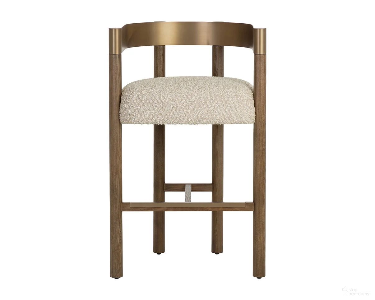 Manolo Barstool In Santa Cruz Oatmeal