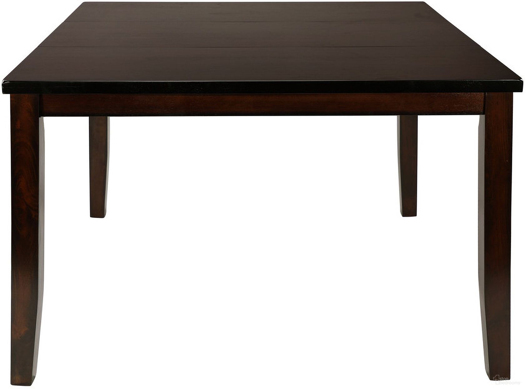 The appearance of Mantello Dark Brown Extendable Counter Height Dining Table designed by Homelegance in the traditional interior design. This brown piece of furniture was selected by 1StopBedrooms from Mantello Collection to add a touch of cosiness and style into your home. Sku: 5547-36. Table Base Style: Legs. Material: Wood. Table Top Shape: Rectangular. Size: 54" x 36".