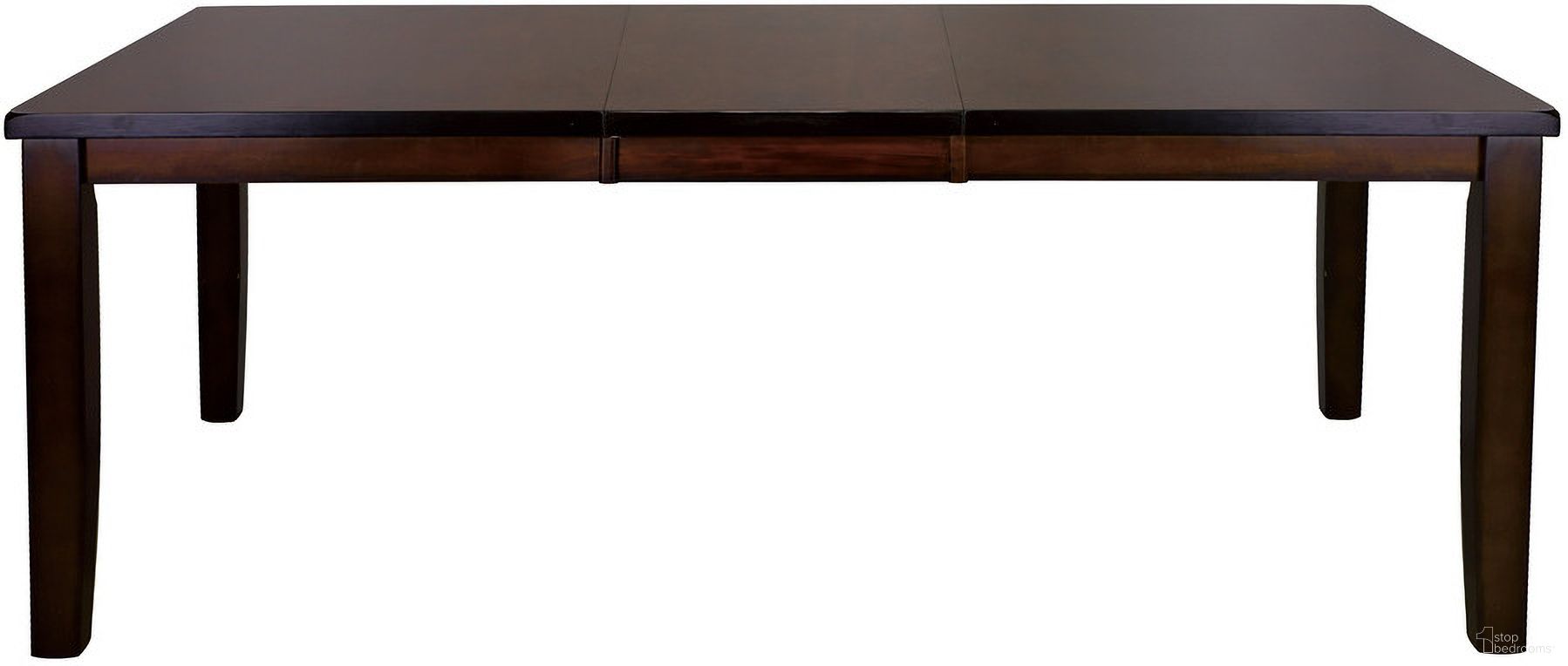 The appearance of Mantello Dark Brown Extendable Dining Table designed by Homelegance in the traditional interior design. This brown piece of furniture was selected by 1StopBedrooms from Mantello Collection to add a touch of cosiness and style into your home. Sku: 5547-78. Table Base Style: Legs. Material: Wood. Table Top Shape: Rectangular. Size: 42" x 60".