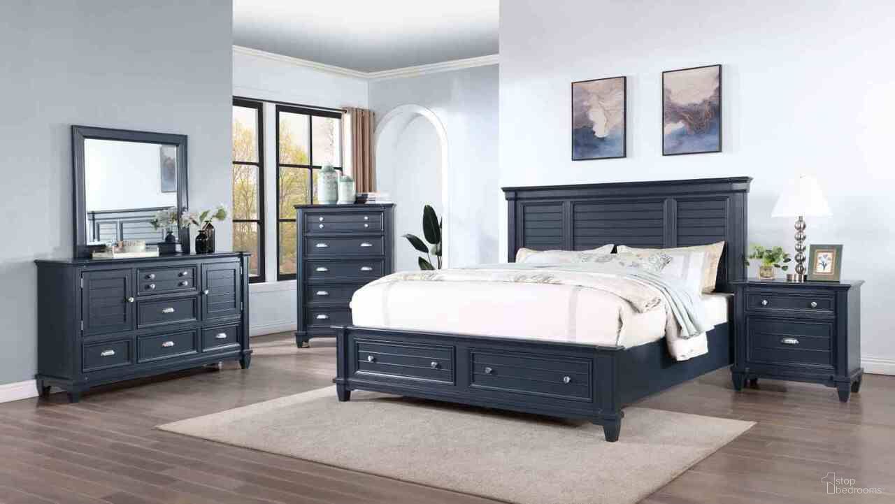 Manzanillo Bedroom Set In Slate Blue