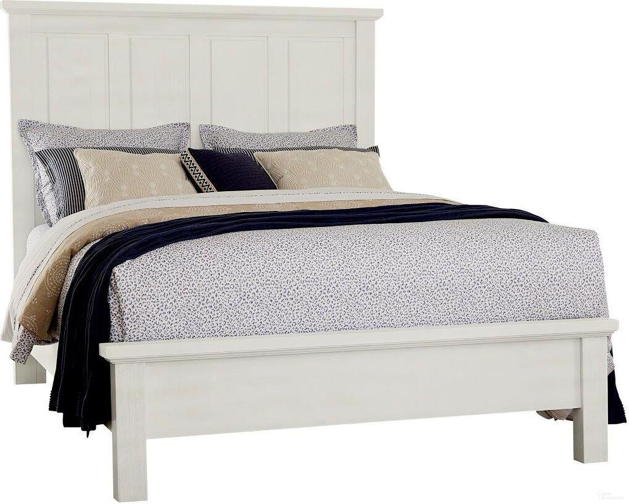 The appearance of Maple Road King Mansion Bed In Soft White designed by Artisan & Post in the transitional interior design. This soft white piece of furniture was selected by 1StopBedrooms from Maple Road Collection to add a touch of cosiness and style into your home. Sku: 116-669;116-966;116-733;MS-MS2. Bed Type: Panel Bed. Material: Wood. Bed Size: King.