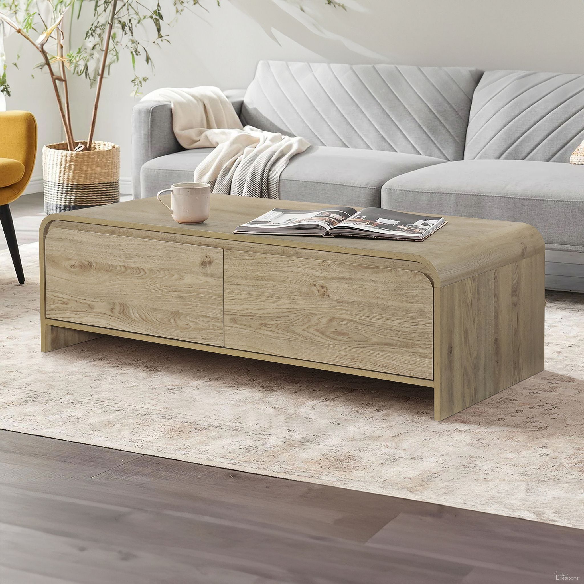 The appearance of Mara 3Pcs Set with Cocktail Table and 2 End Tables In Natural designed by New Classic in the transitional interior design. This natural piece of furniture was selected by 1StopBedrooms from Mara Collection to add a touch of cosiness and style into your home. Sku: T3518N-10;T3518N-20;T3518N-20. Material: Wood.