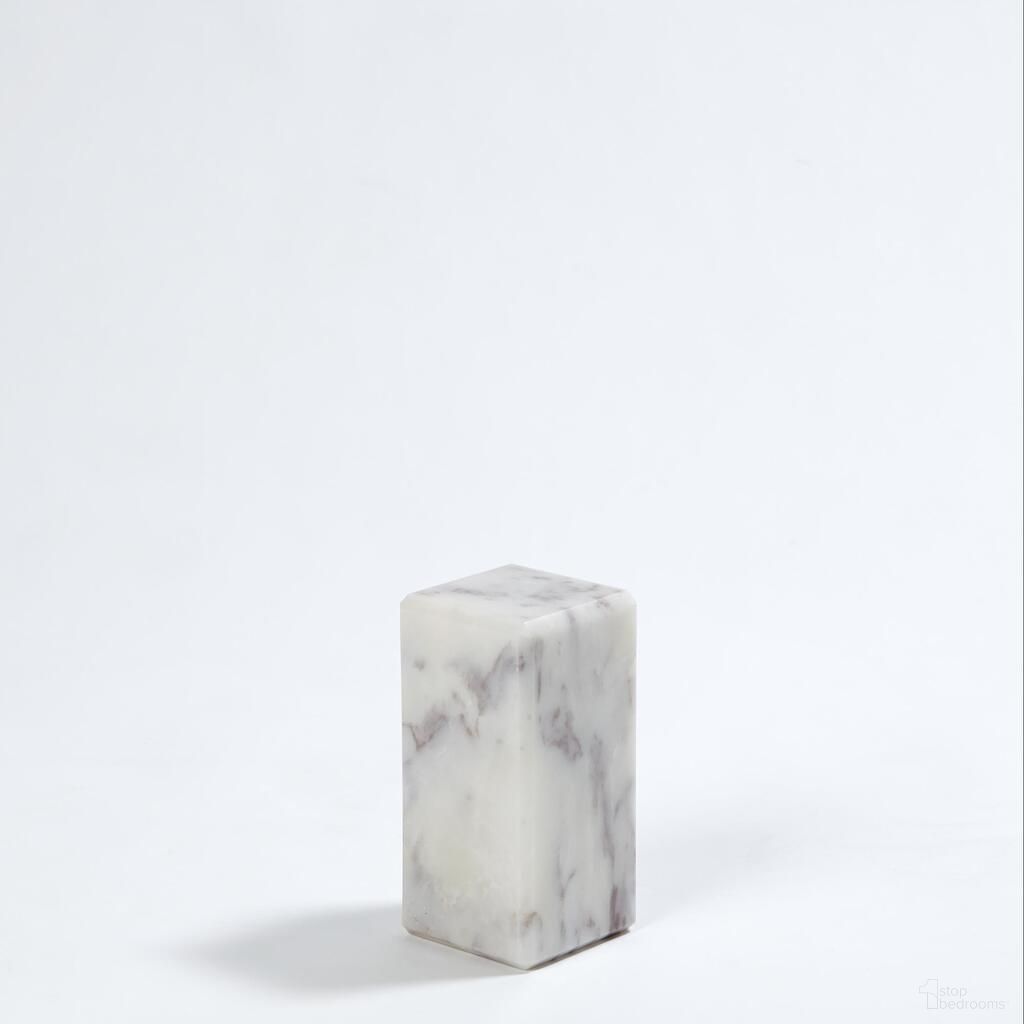 The appearance of Marble 3 Inch Small Pedestal/Riser In White designed by Global Views in the modern / contemporary interior design. This white piece of furniture  was selected by 1StopBedrooms from Marble Collection to add a touch of cosiness and style into your home. Sku: 993247. Material: Marble.