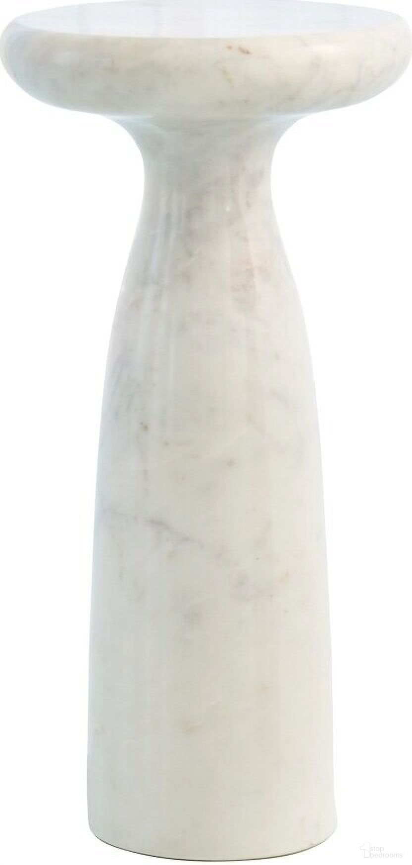 The appearance of Marble Large Tower Table In White designed by Global Views in the modern / contemporary interior design. This white piece of furniture  was selected by 1StopBedrooms from Marble Collection to add a touch of cosiness and style into your home. Sku: 993035. Material: Marble.