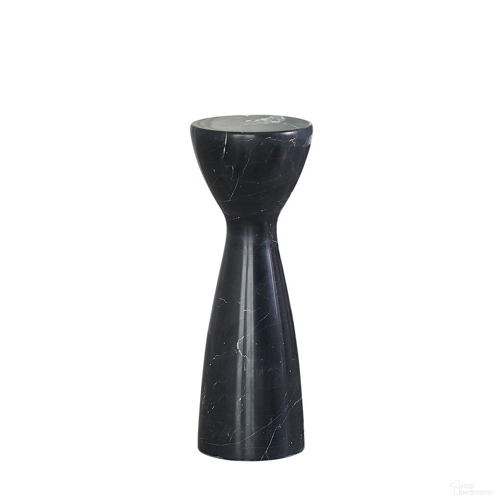 The appearance of Marble Small Tower Table In Black designed by Global Views in the modern / contemporary interior design. This black piece of furniture  was selected by 1StopBedrooms from Marble Collection to add a touch of cosiness and style into your home. Sku: 993034. Material: Marble.