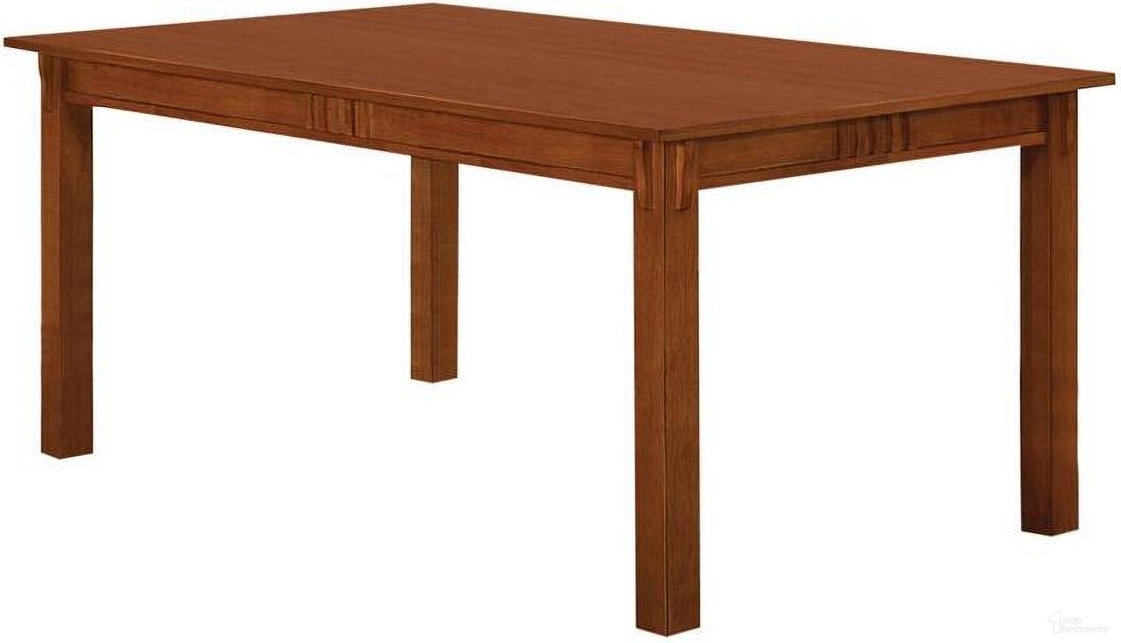 The appearance of Marbrisa Rectangular Dining Table designed by Coaster in the modern / contemporary interior design. This brown piece of furniture  was selected by 1StopBedrooms from Marbrisa Collection to add a touch of cosiness and style into your home. Sku: 100621. Table Base Style: Legs. Material: Wood. Table Top Shape: Rectangular. Size: 39" x 71".