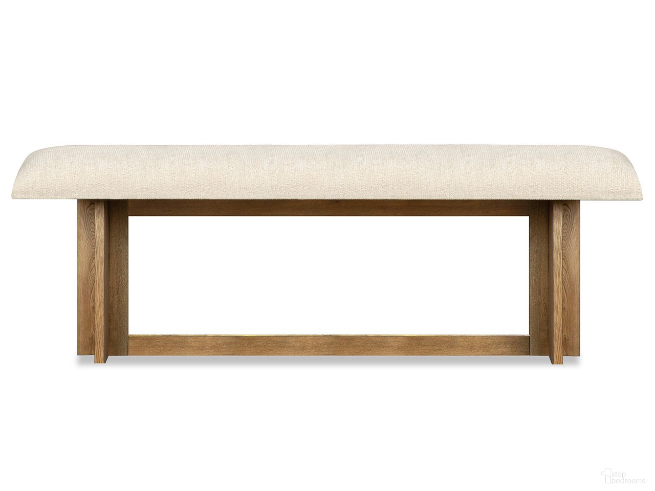 The appearance of Marcel Bench In Harvest Brown designed by Magnussen in the transitional interior design. This harvest brown piece of furniture  was selected by 1StopBedrooms from Marcel Collection to add a touch of cosiness and style into your home. Sku: D6378-68. Material: Oak Veneer.