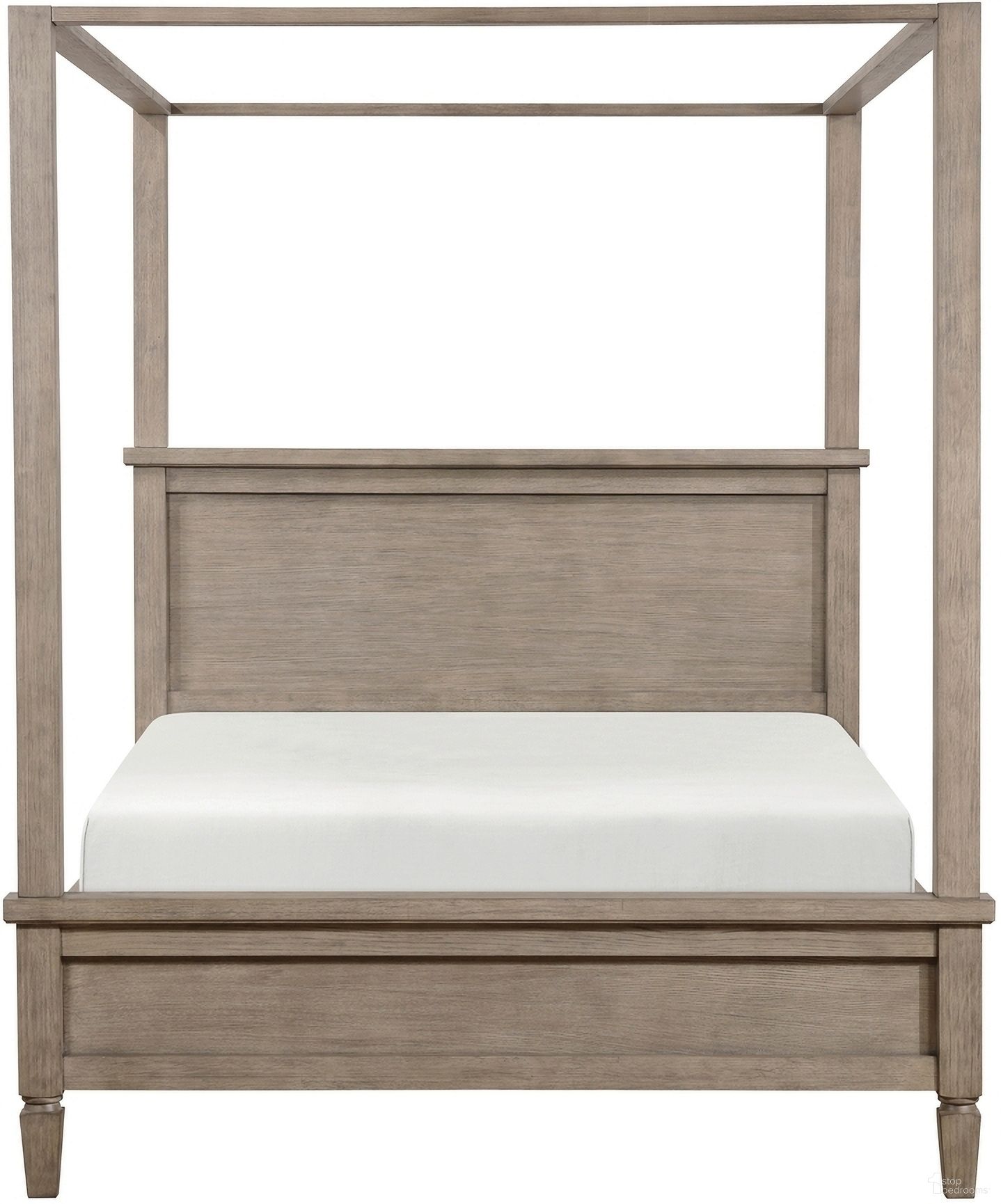 Marceline California King Platform Bed In Gray