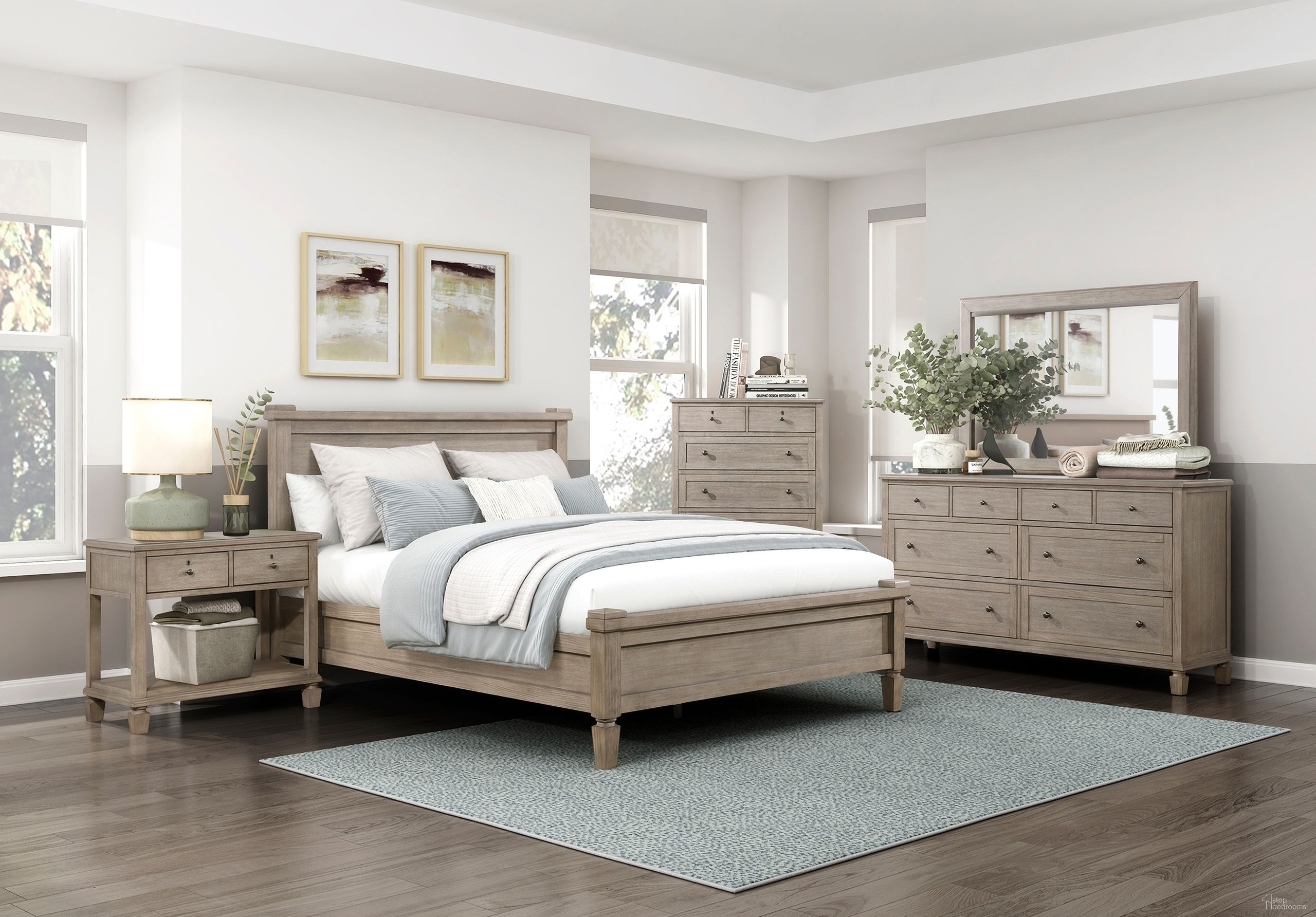 The appearance of Marceline Platform Bedroom Set In Gray designed by Homelegance in the traditional interior design. This gray piece of furniture  was selected by 1StopBedrooms from Marceline Collection to add a touch of cosiness and style into your home. Sku: 1316-1;1316-2;1316-3;1316-4. Material: Wood. Bed Size: California King.