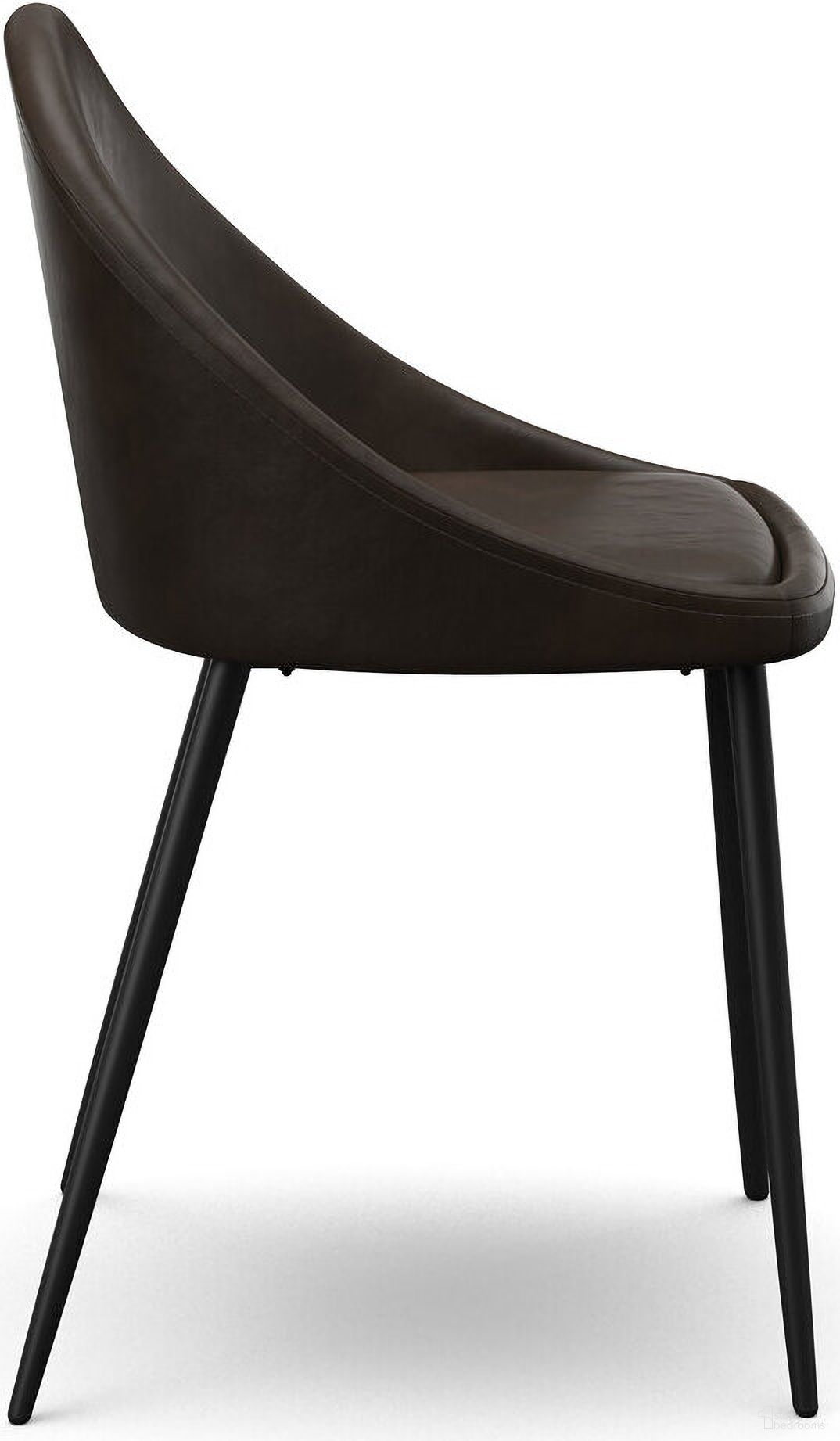 Marco Vegan Leather Chairs Set of 2 In Tobacco