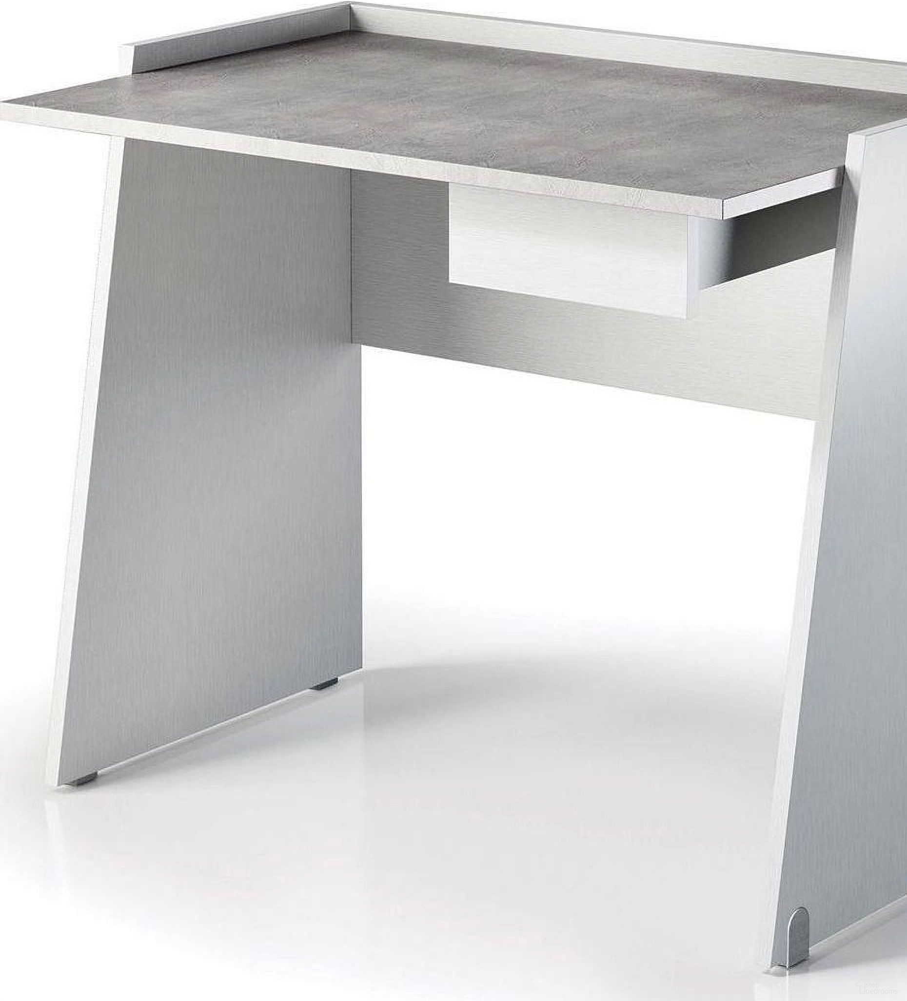 Marco White And Light Gray Office Desk