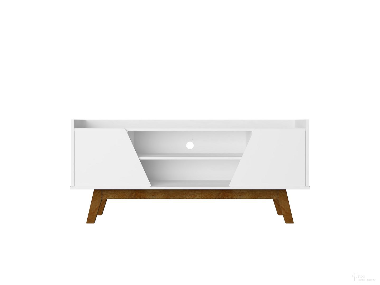 Marcus 53.14 Inch Tv Stand In White
