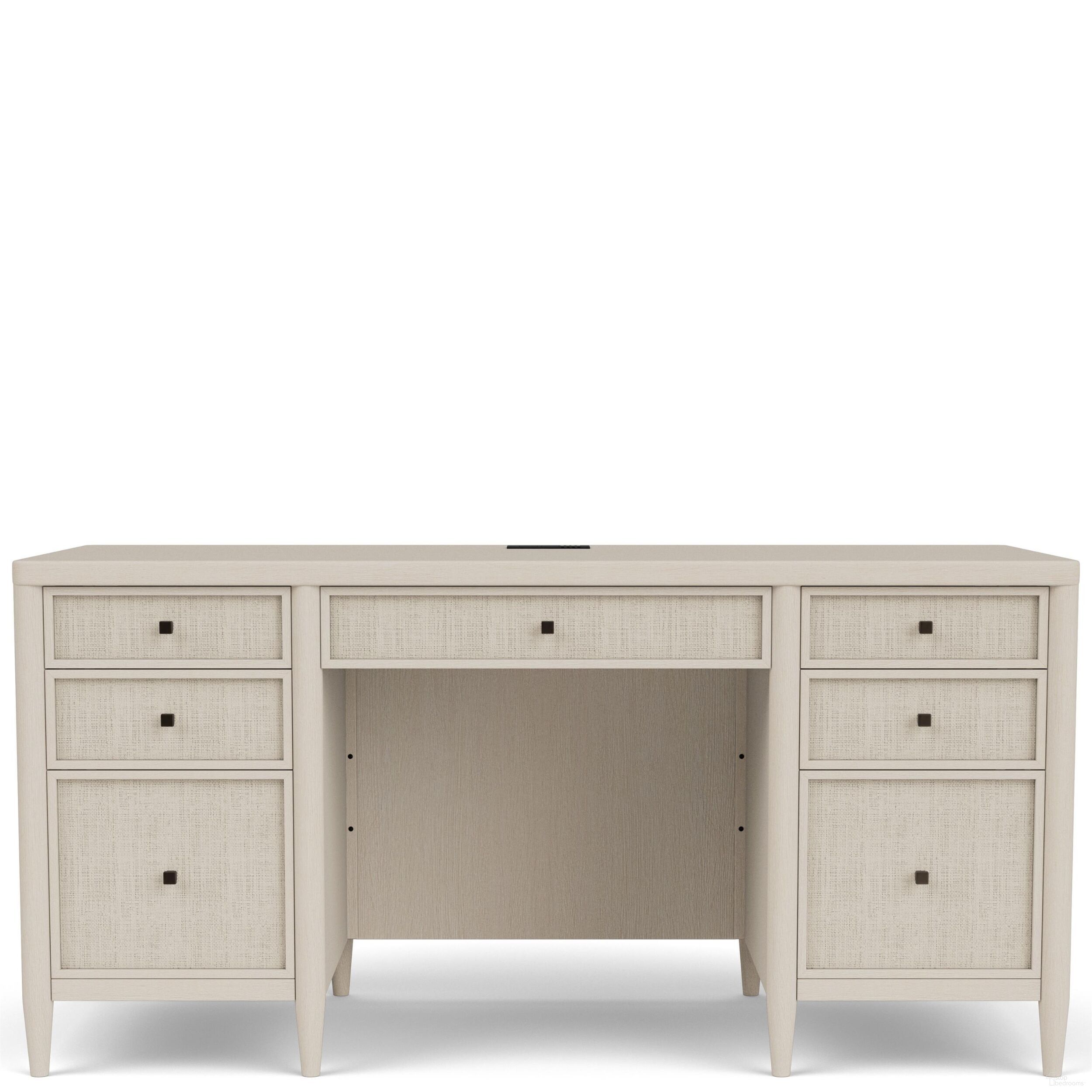 The appearance of Maren Executive Desk In White Sand designed by Riverside Furniture in the country / farmhouse interior design. This white sand piece of furniture was selected by 1StopBedrooms from Maren Collection to add a touch of cosiness and style into your home. Sku: 18231.