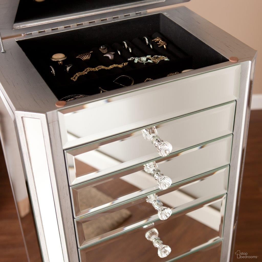 SEI Furniture Margaux Jewelry Armoire - Thumbnail 3