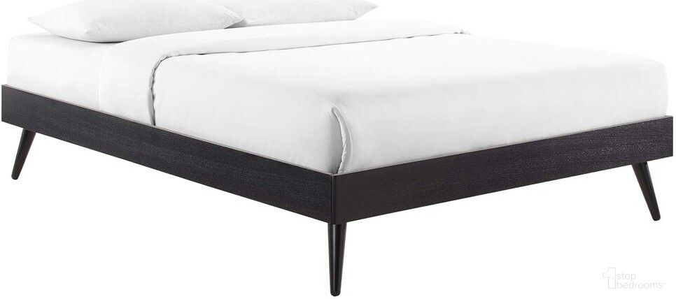 Margo Queen Wood Platform Bed Frame In Black