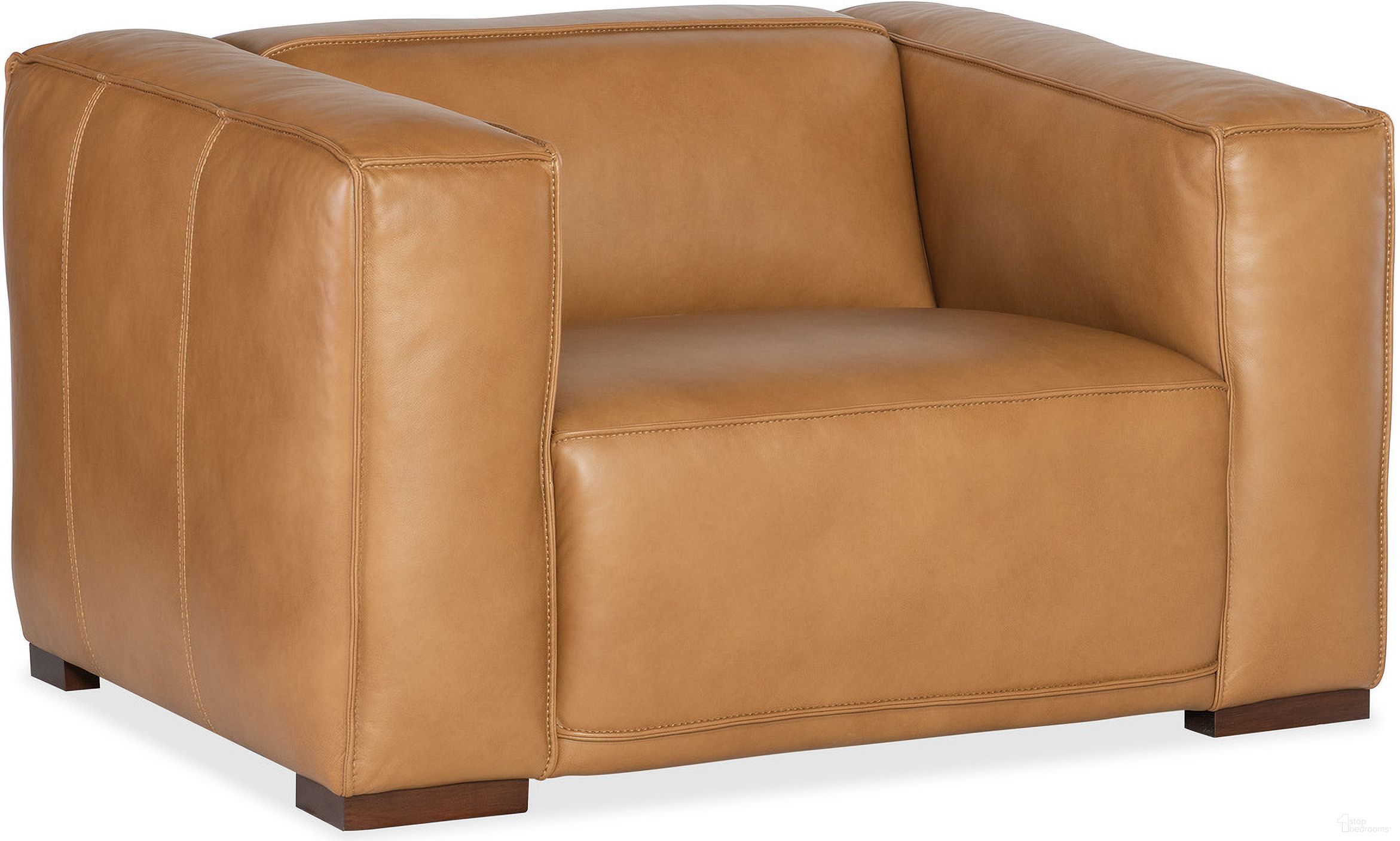 The appearance of Maria Chair In Brown designed by Hooker in the transitional interior design. This brown piece of furniture was selected by 1StopBedrooms from SS Collection to add a touch of cosiness and style into your home. Sku: SS407-01-080. Material: Leather.