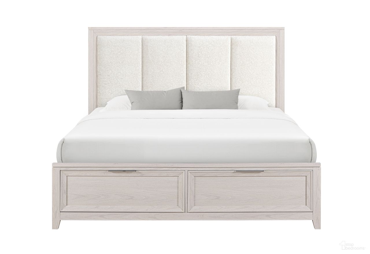 The appearance of Mariah Queen Upholstered Bed In Beige designed by Global Furniture USA in the modern / contemporary interior design. This beige piece of furniture was selected by 1StopBedrooms from Mariah Collection to add a touch of cosiness and style into your home. Sku: MARIAH-BEIGE-QB-HB;MARIAH-BEIGE-QB/KB-SR;MARIAH-BEIGE-QB-FB/SLATS. Material: Fabric. Bed Size: Queen. Bed Type: Upholstered Bed.