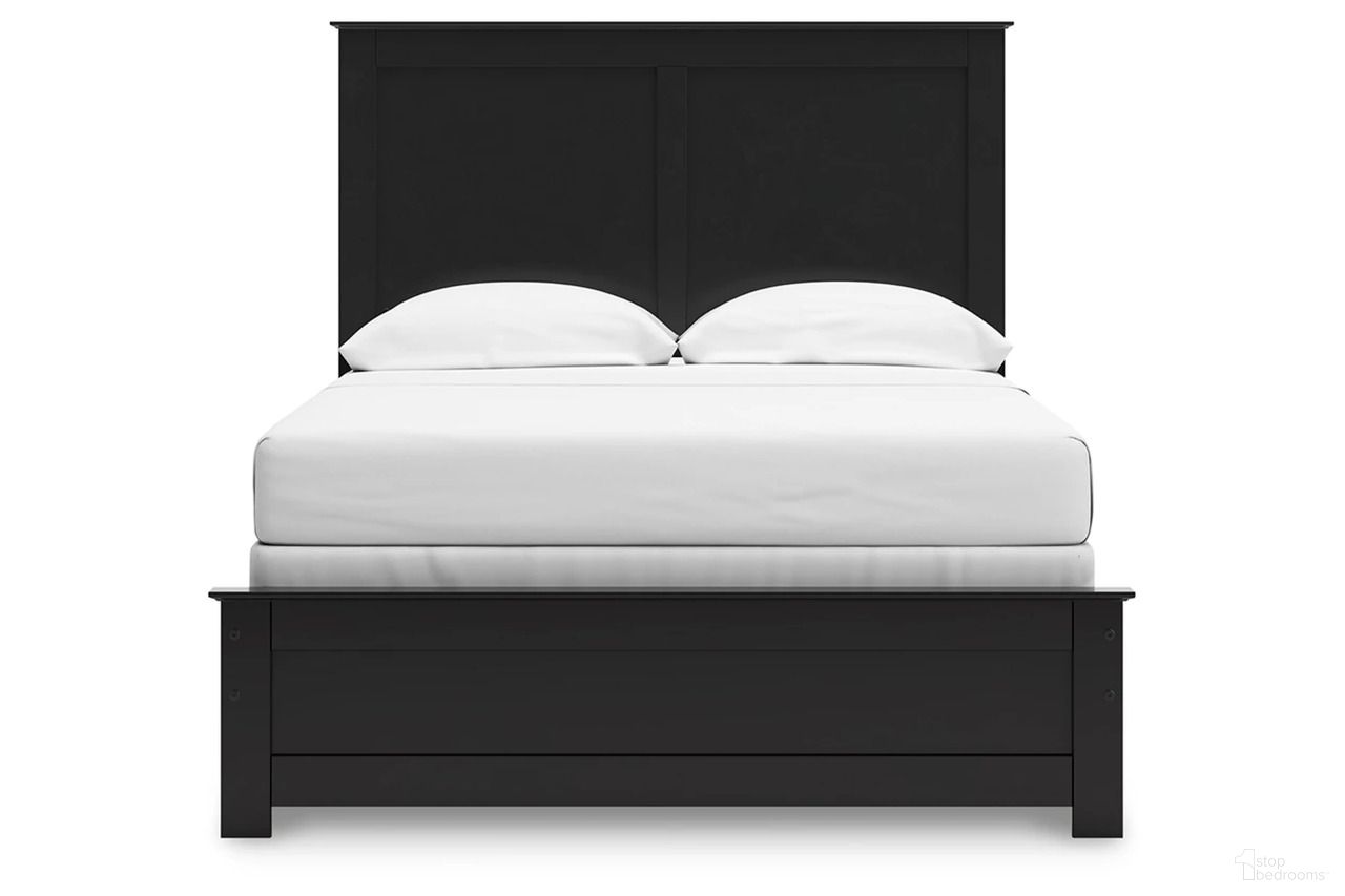 The appearance of Maribel Full Panel Bed In Black designed by Signature Design by Ashley in the traditional interior design. This black piece of furniture was selected by 1StopBedrooms from Maribel Collection to add a touch of cosiness and style into your home. Sku: B138-186;B138-55. Bed Type: Panel Bed. Material: Wood. Bed Size: Full.